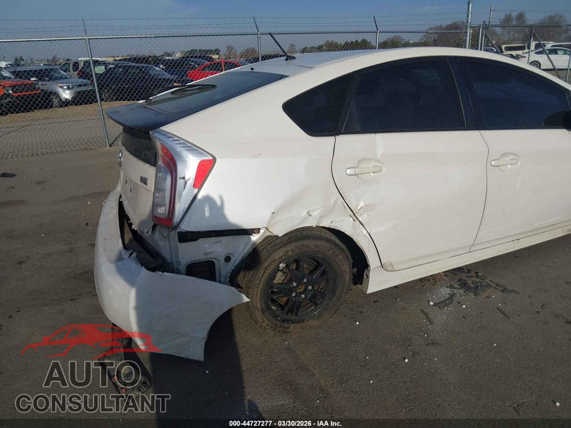 TOYOTA PRIUS 2013 - JTDKN3DU7D5692047