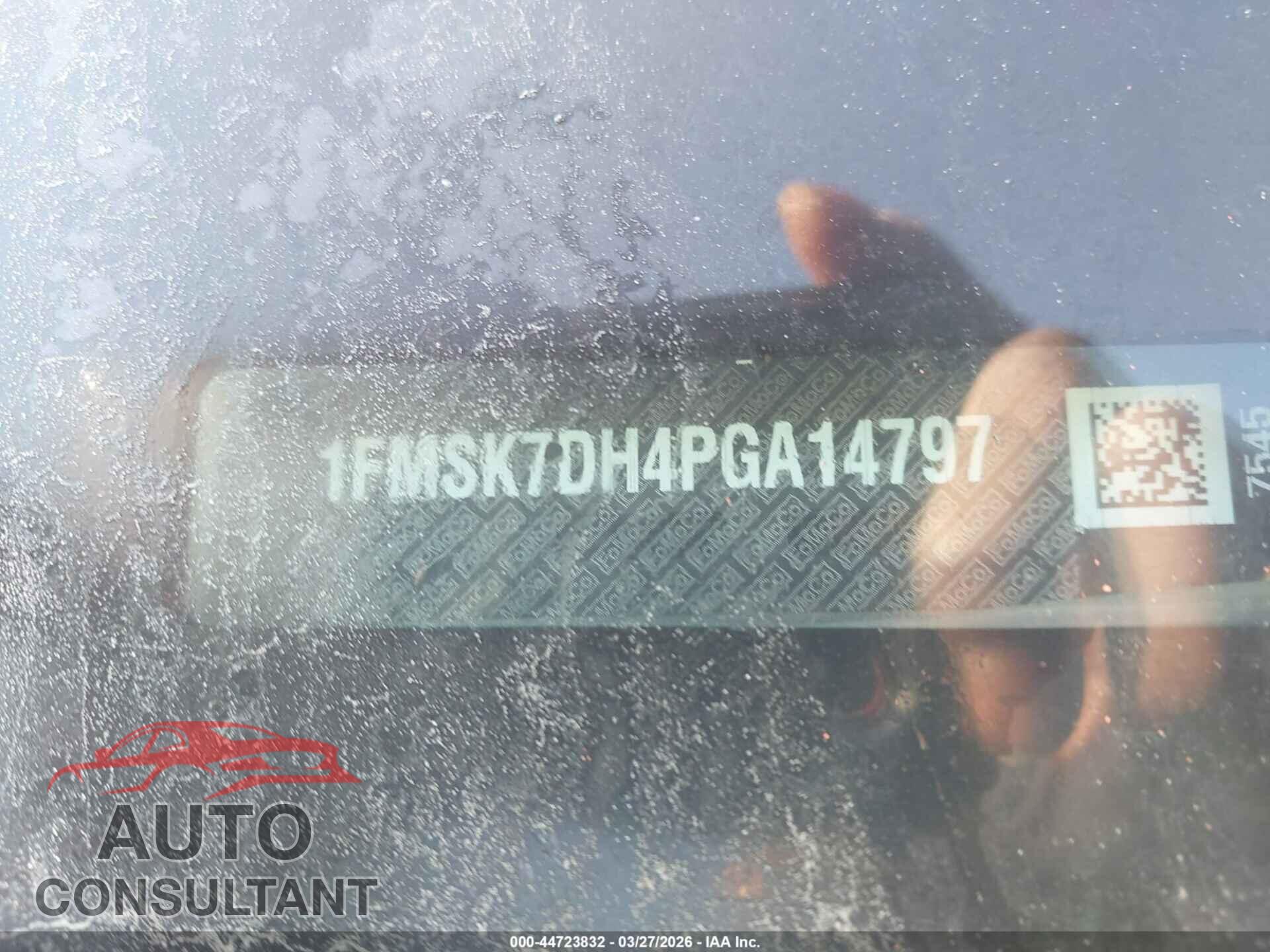 FORD EXPLORER 2023 - 1FMSK7DH4PGA14797