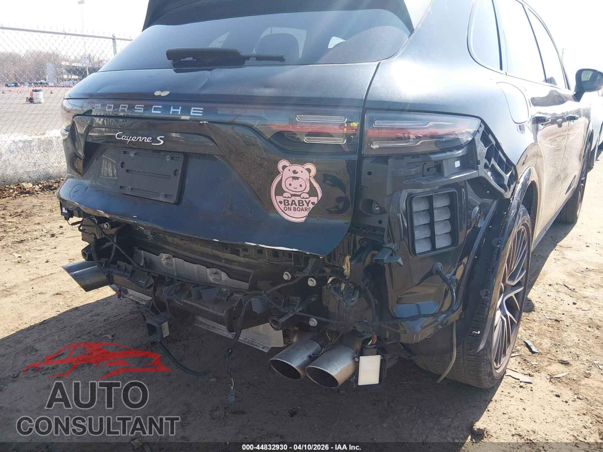 PORSCHE CAYENNE 2020 - WP1AB2AY3LDA29034