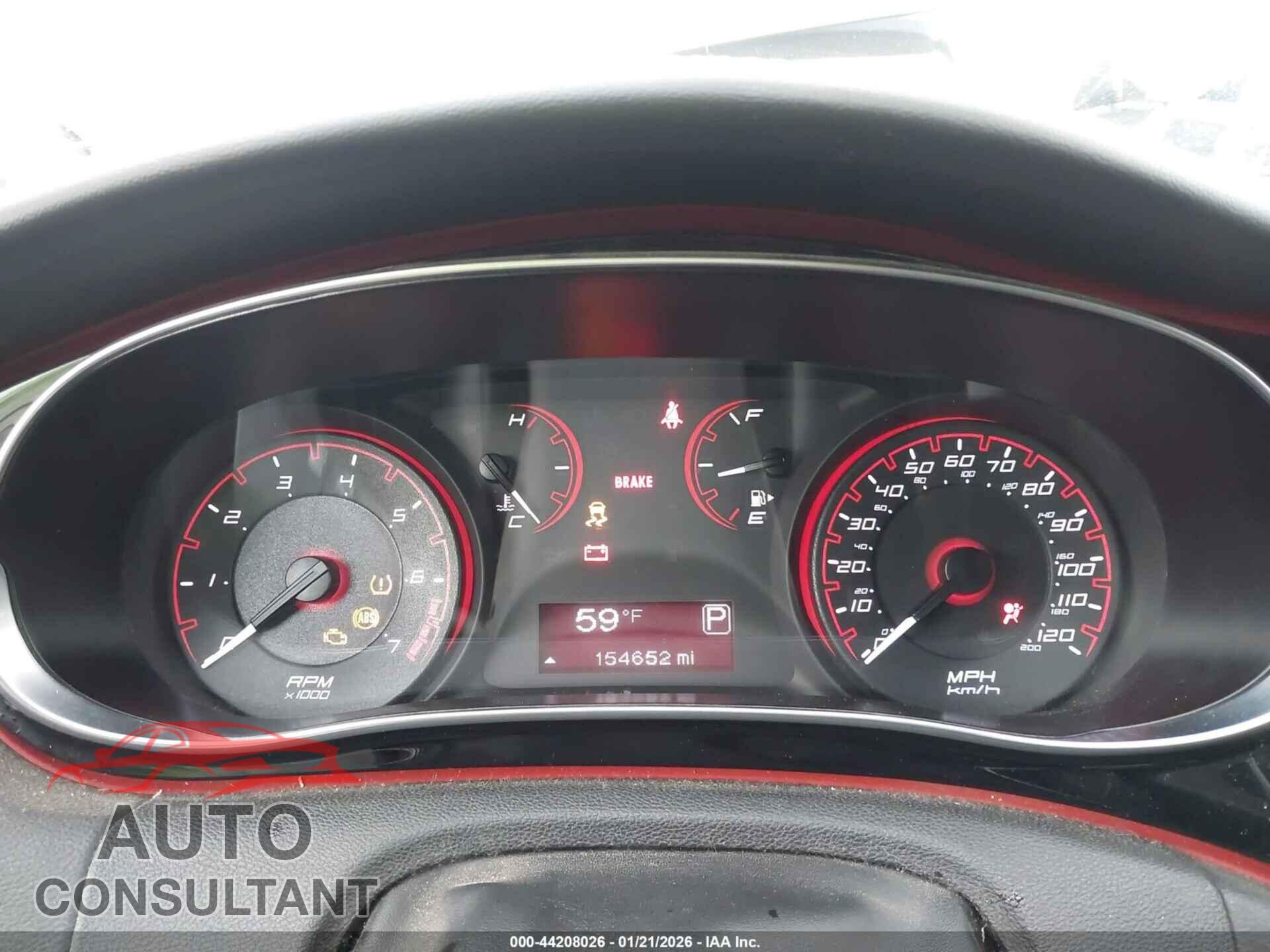 DODGE DART 2015 - 1C3CDFBB4FD301069