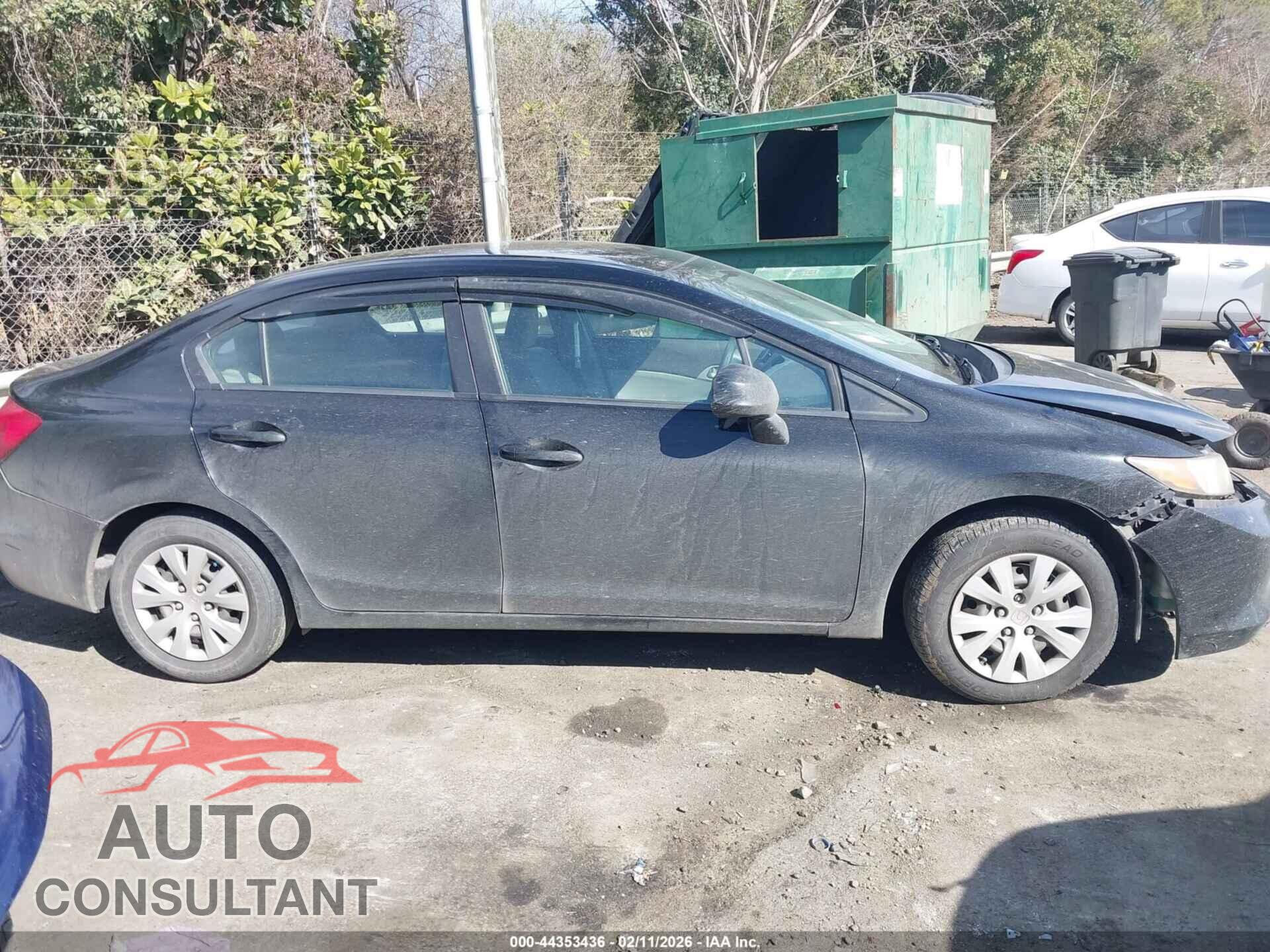 HONDA CIVIC 2012 - 19XFB2F53CE034111
