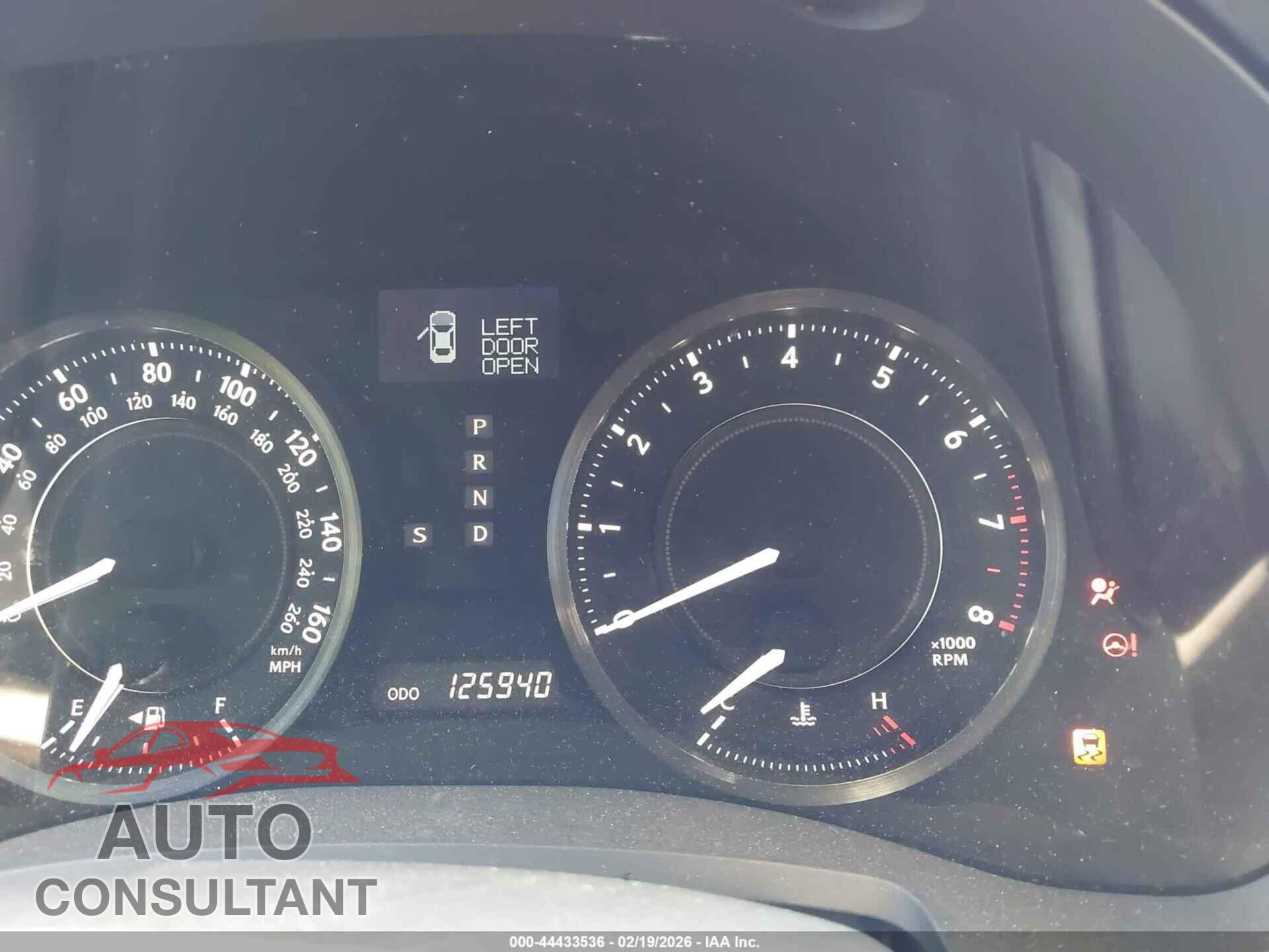 LEXUS IS 250C 2010 - JTHFF2C22A2513367