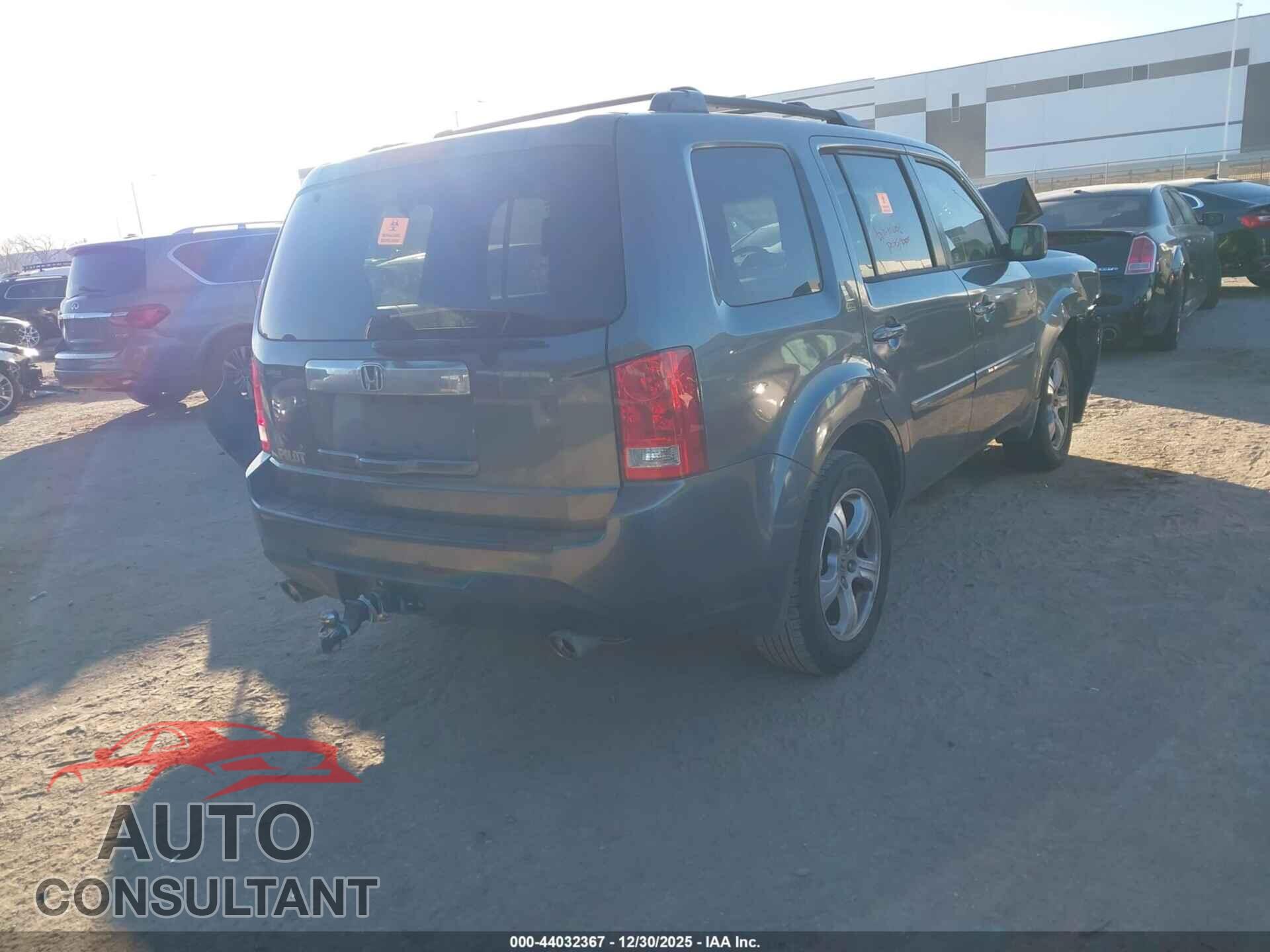 HONDA PILOT 2012 - 5FNYF3H51CB025871