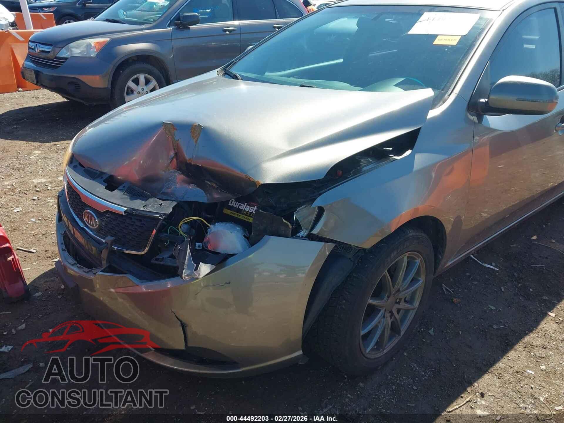 KIA FORTE 2012 - KNAFU4A21C5491821
