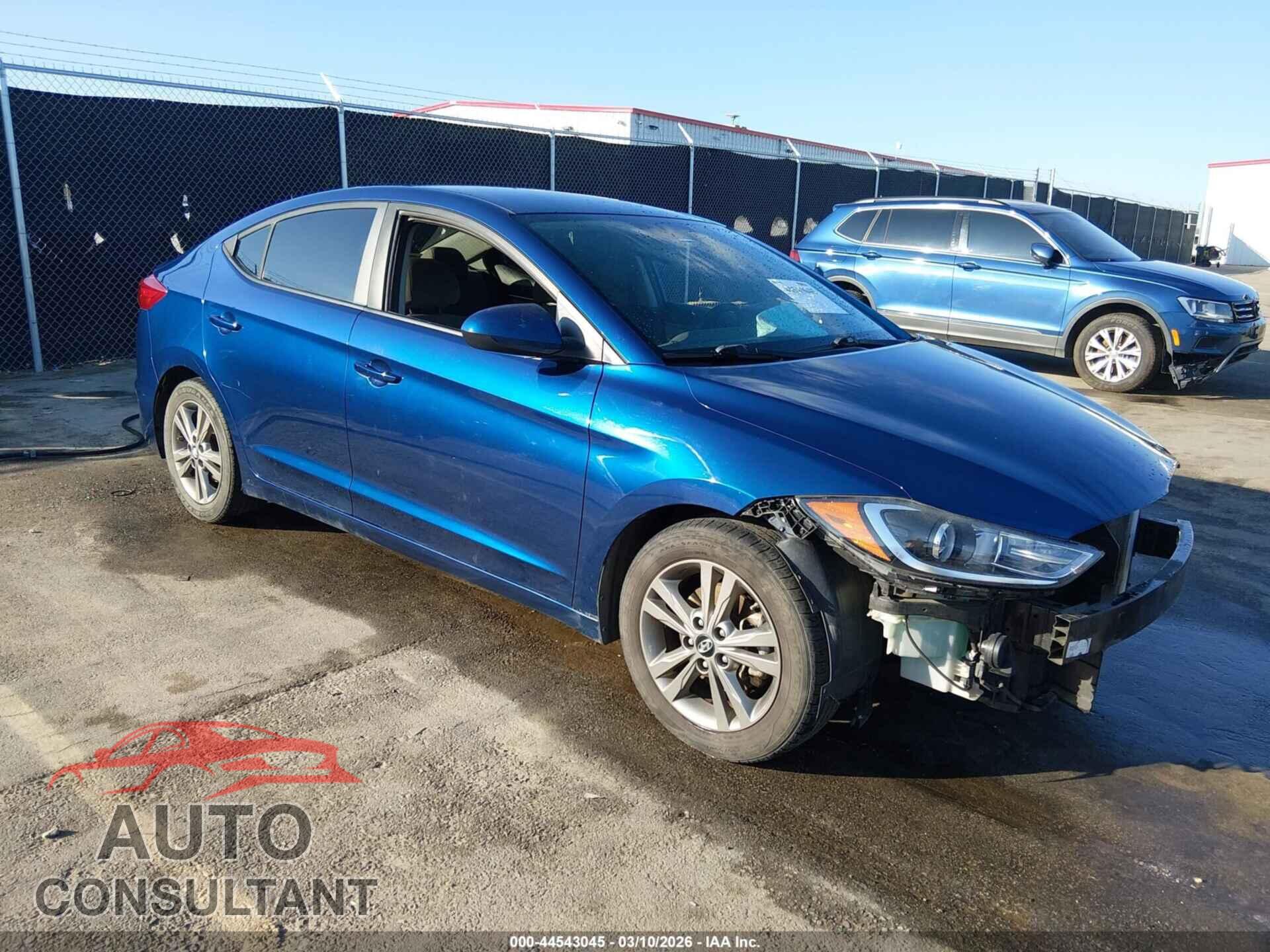 HYUNDAI ELANTRA 2018 - 5NPD84LF0JH333286