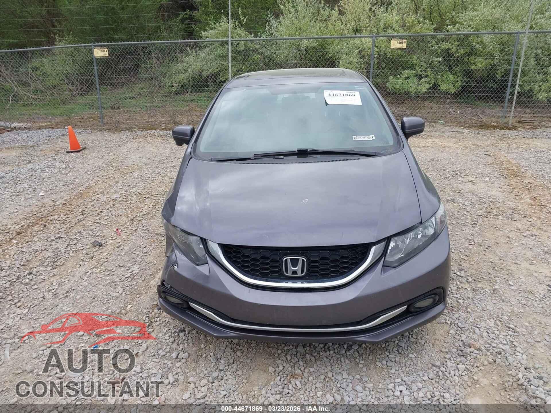 HONDA CIVIC 2015 - 19XFB2F9XFE086536