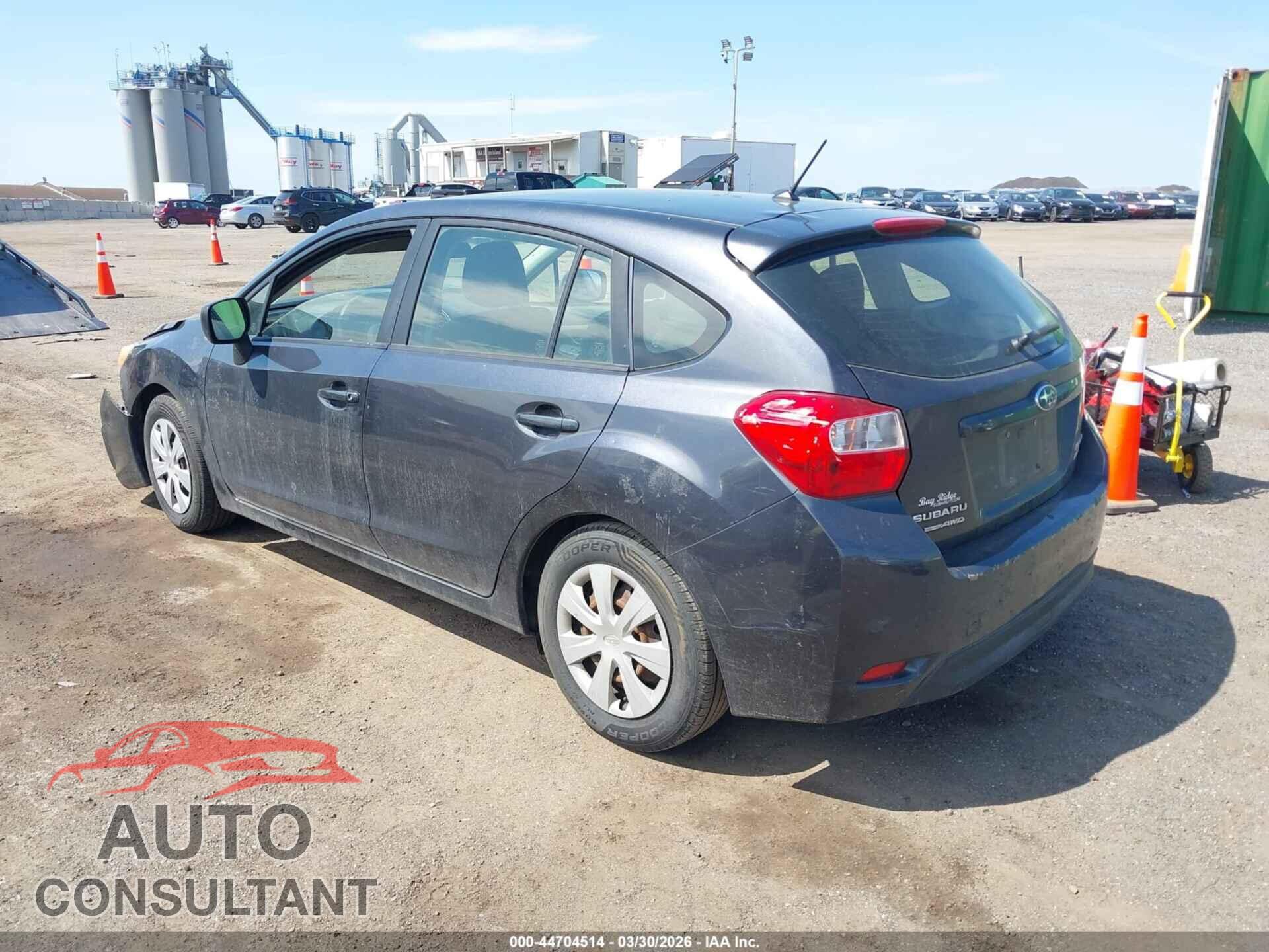 SUBARU IMPREZA 2012 - JF1GPAA64CH240621