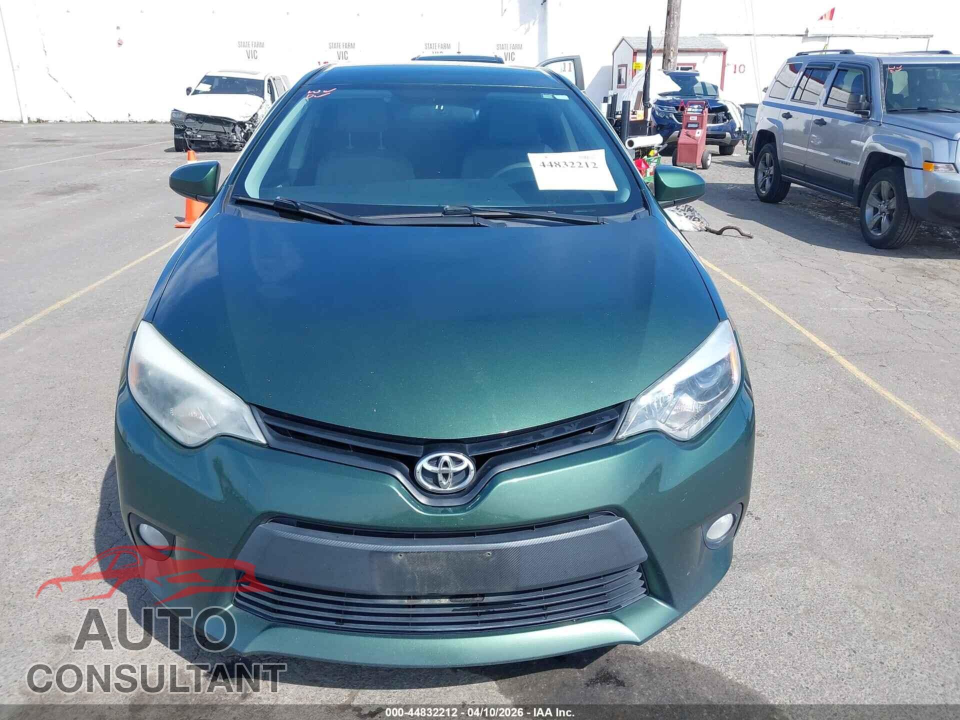 TOYOTA COROLLA 2014 - 5YFBURHE2EP147242