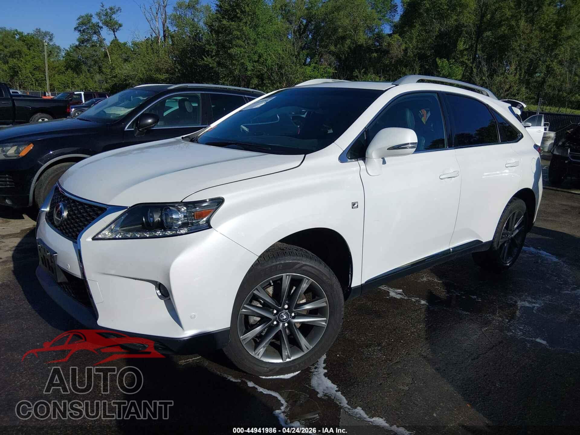 LEXUS RX 350 2013 - 2T2BK1BA8DC171262
