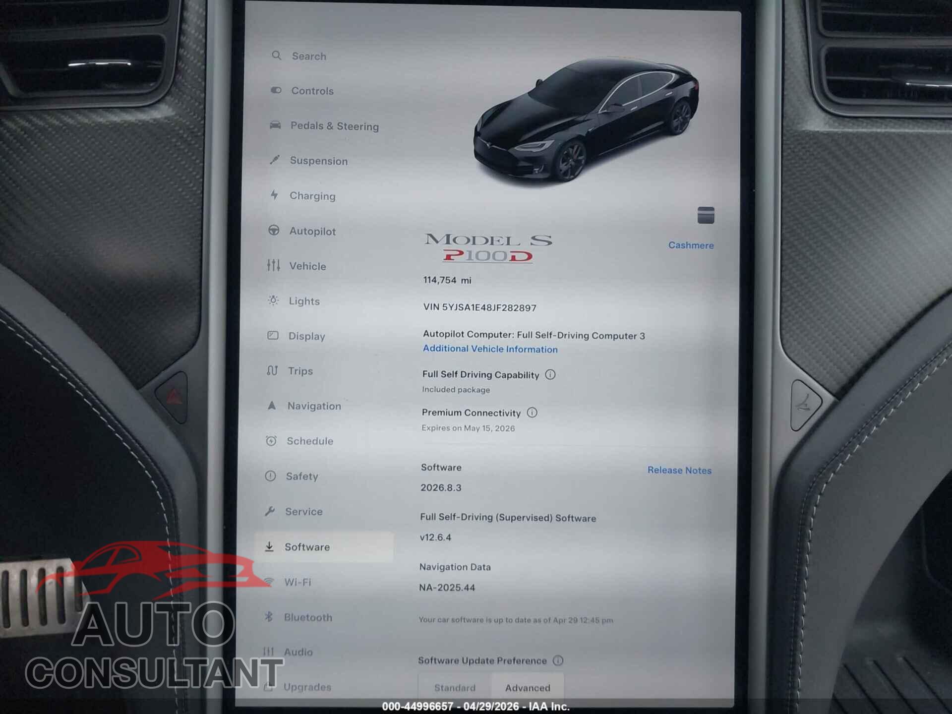 TESLA MODEL S 2018 - 5YJSA1E48JF282897