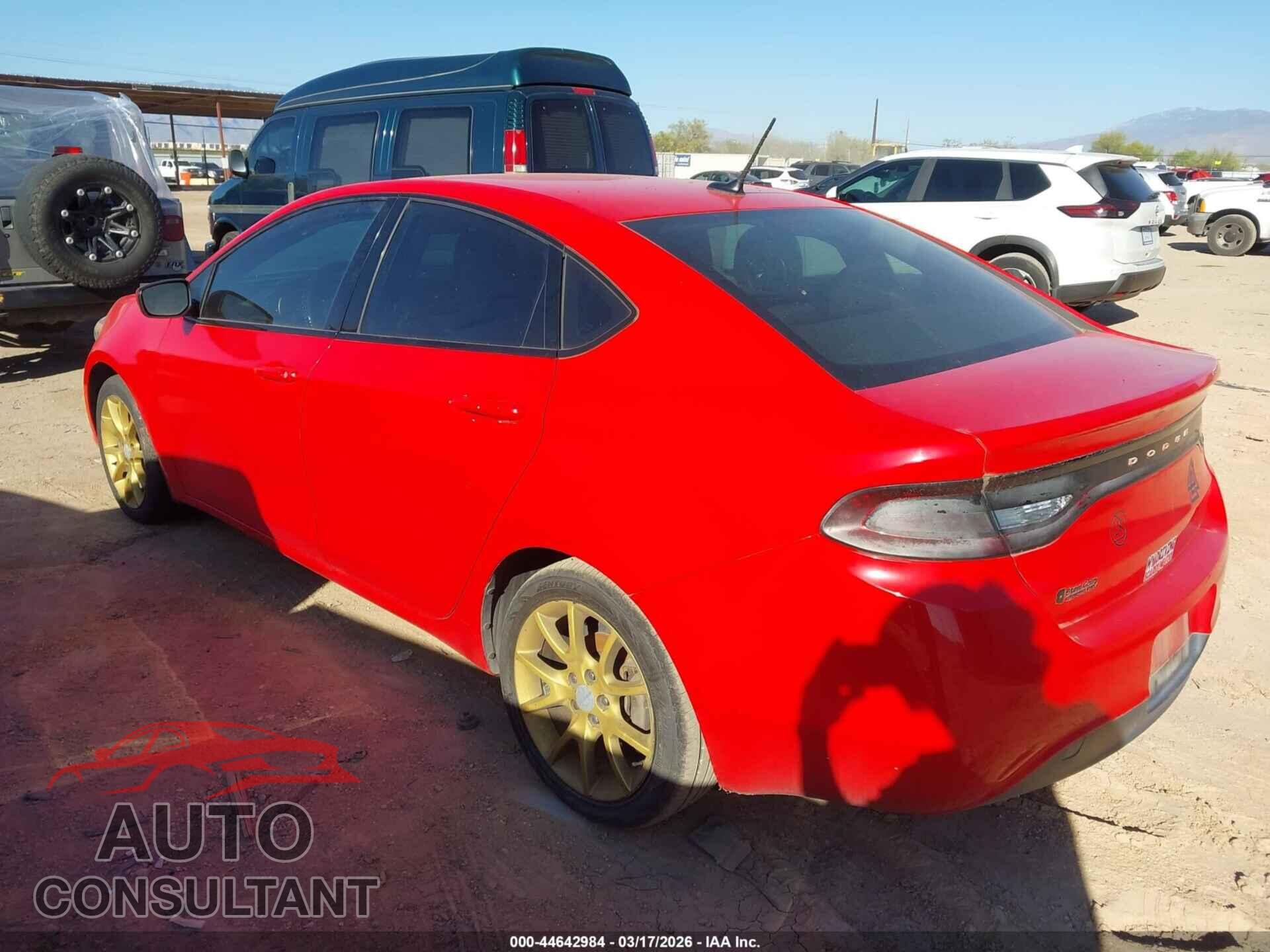 DODGE DART 2016 - 1C3CDFAA5GD656990