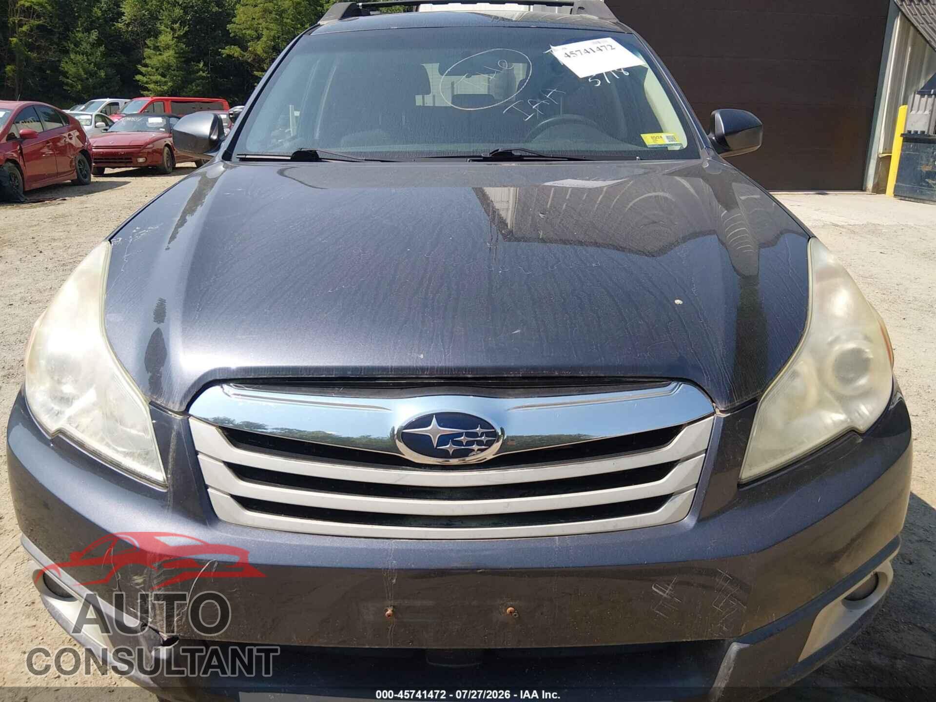 SUBARU OUTBACK 2010 - 4S4BRBGC2A3373322