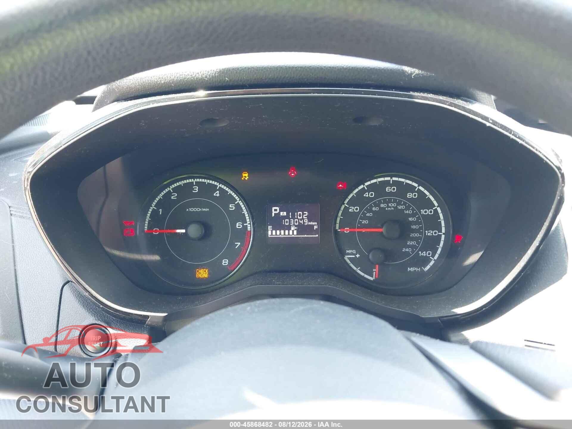 SUBARU IMPREZA 2019 - 4S3GKAA68K3608948