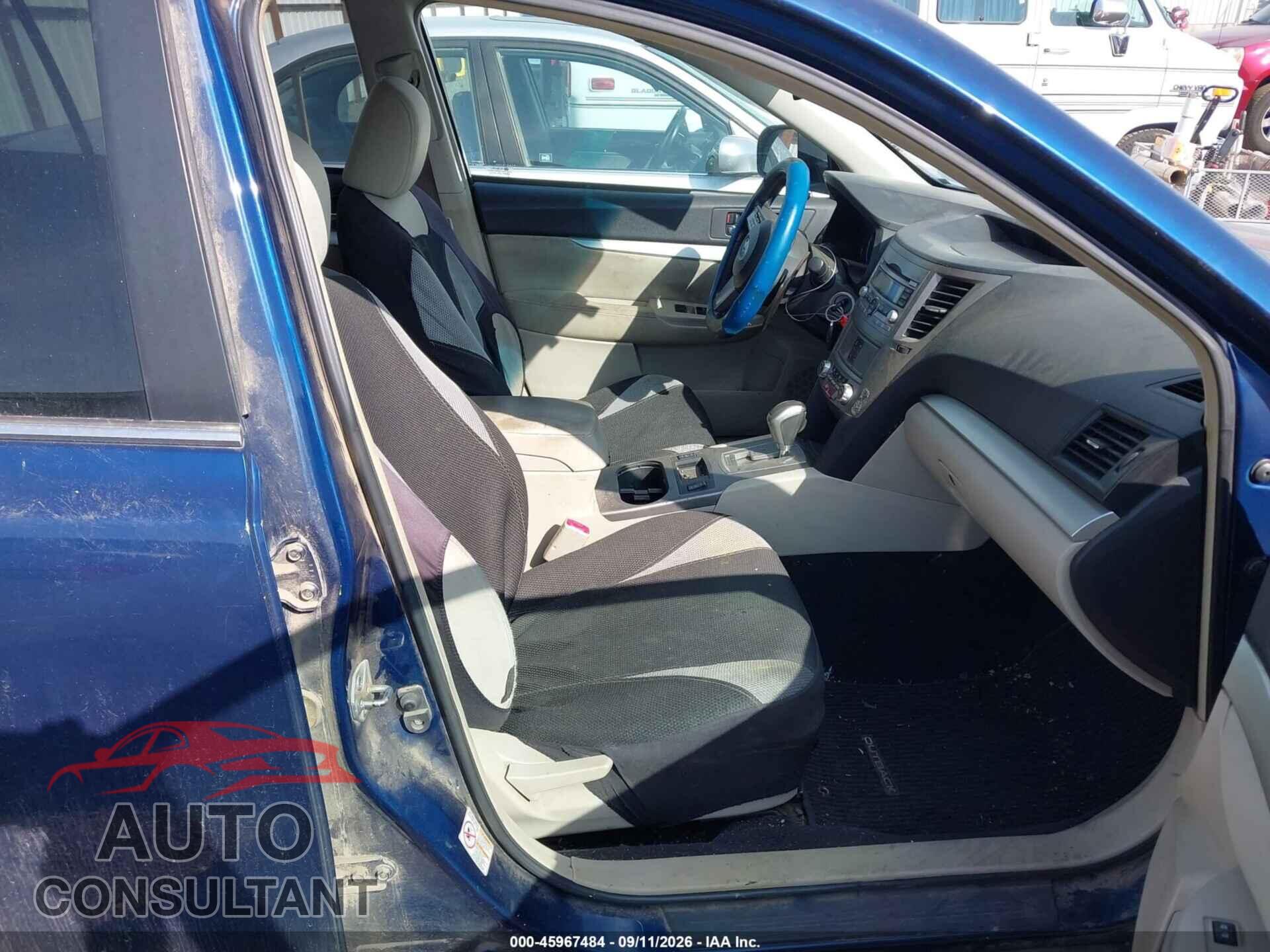 SUBARU OUTBACK 2011 - 4S4BRBCC2B3310986