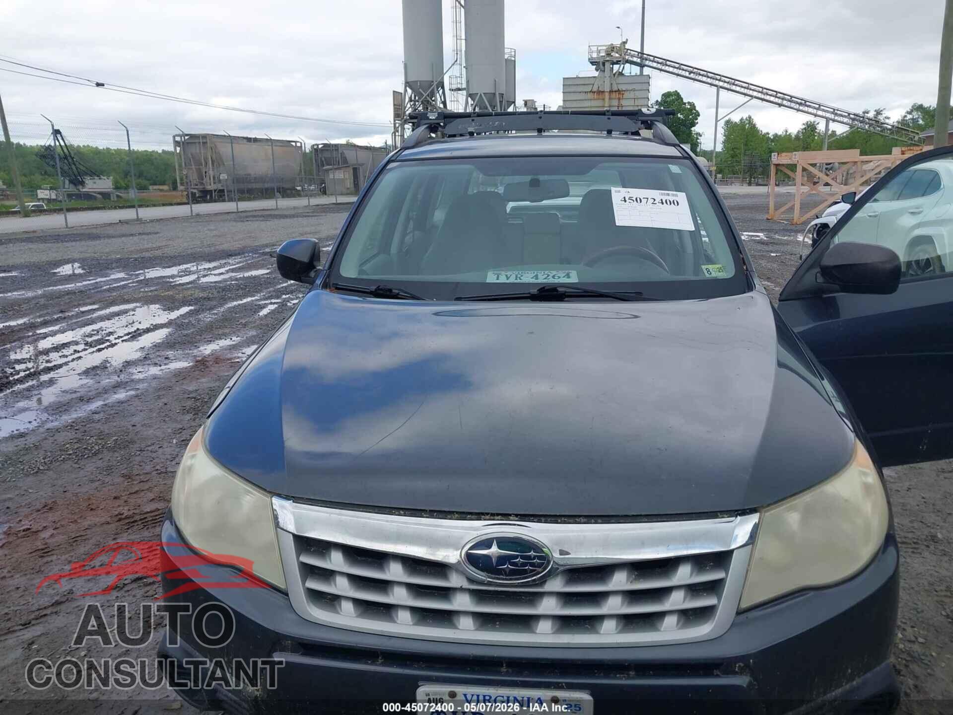SUBARU FORESTER 2012 - JF2SHABC6CH450189