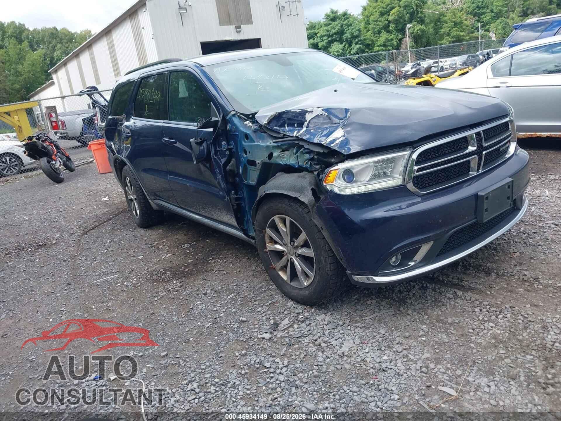 DODGE DURANGO 2016 - 1C4RDJDG2GC362655