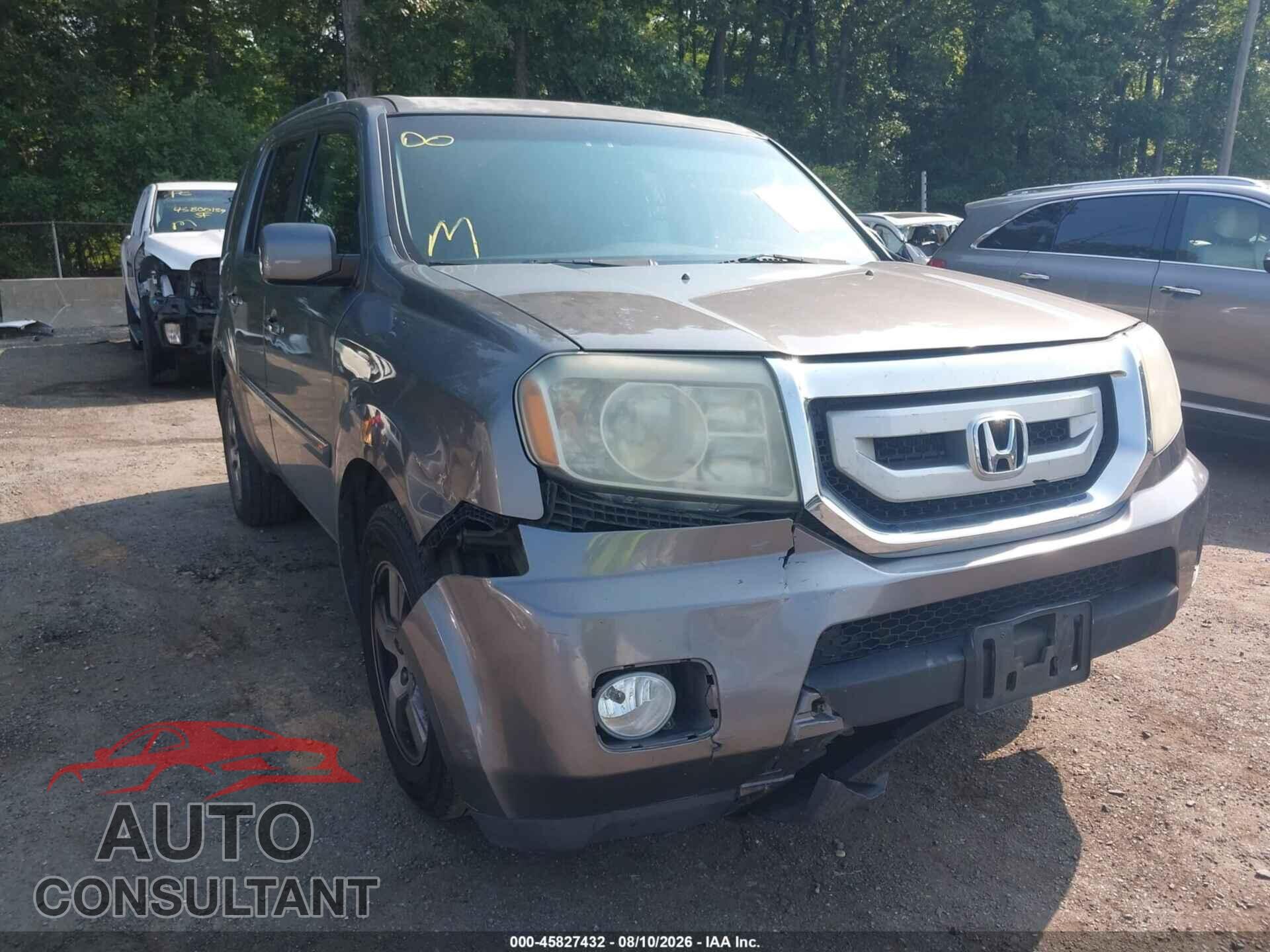 HONDA PILOT 2009 - 5FNYF48429B039235