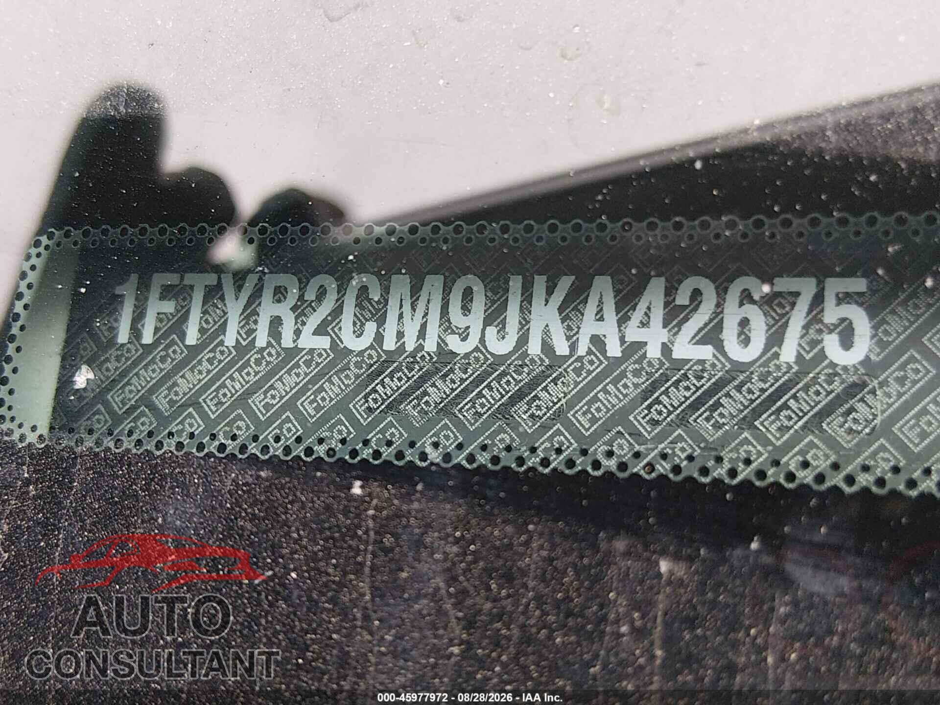FORD TRANSIT-250 2018 - 1FTYR2CM9JKA42675