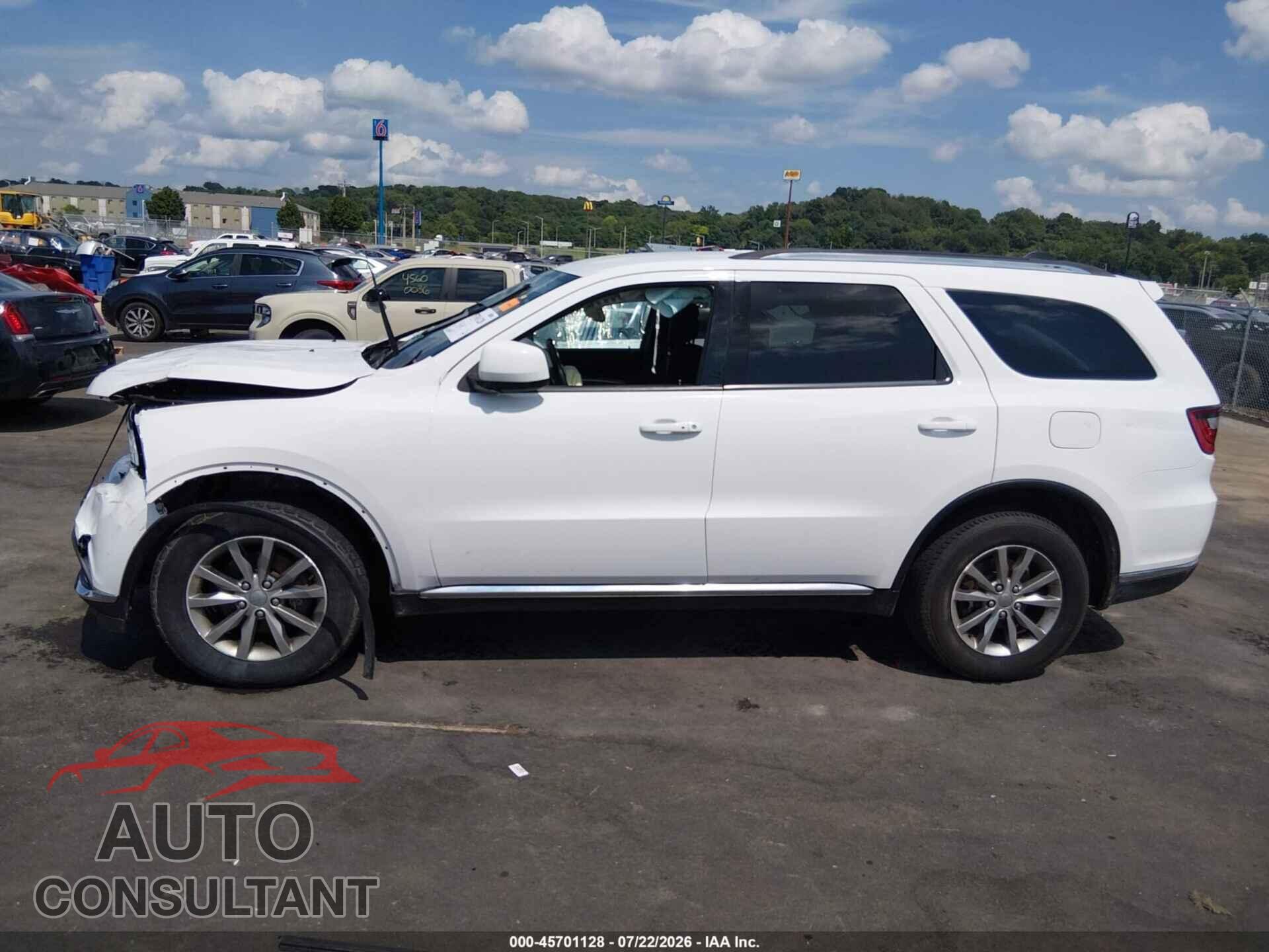 DODGE DURANGO 2017 - 1C4RDJAG9HC780846