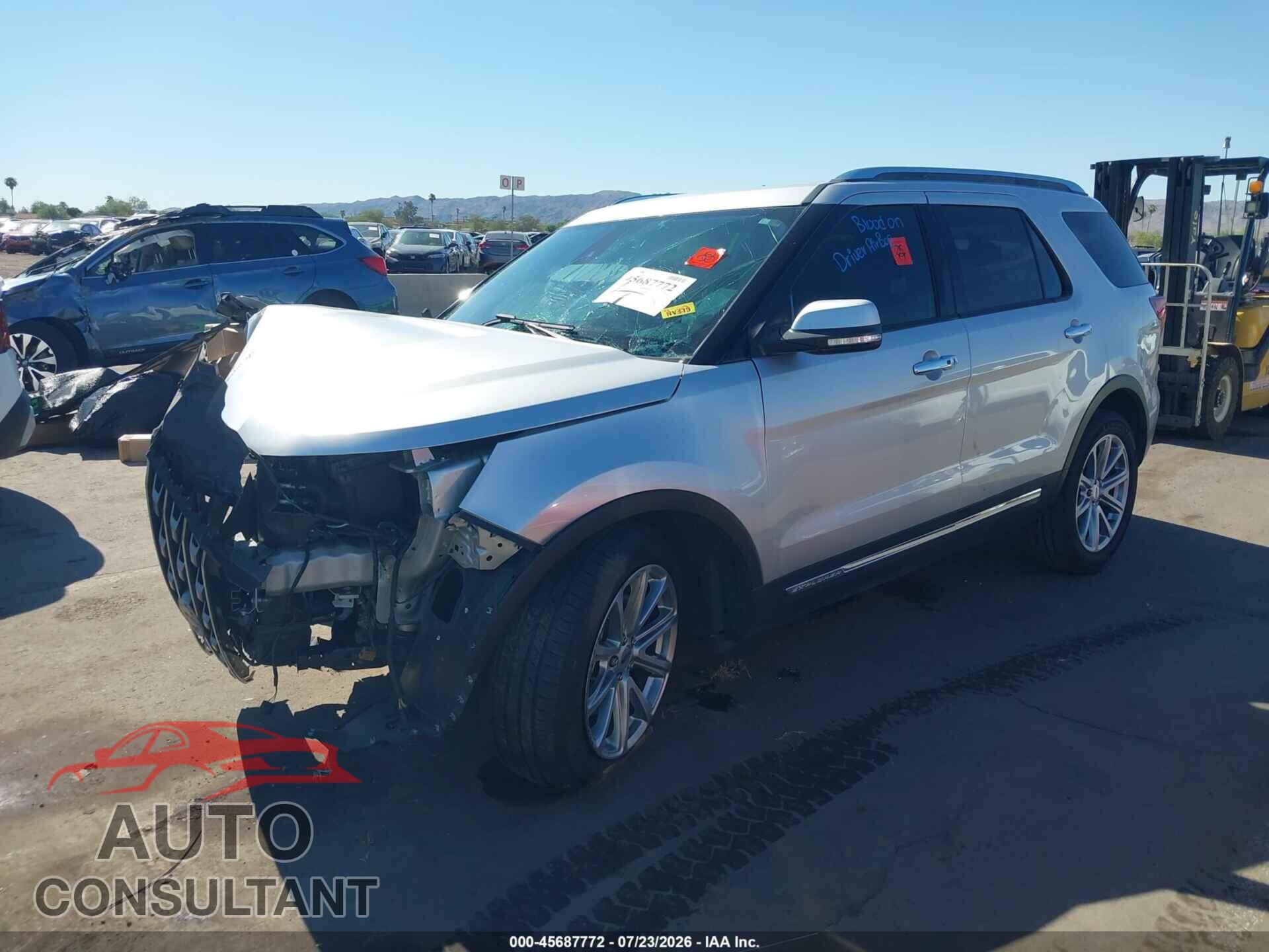FORD EXPLORER 2017 - 1FM5K7F85HGD90226