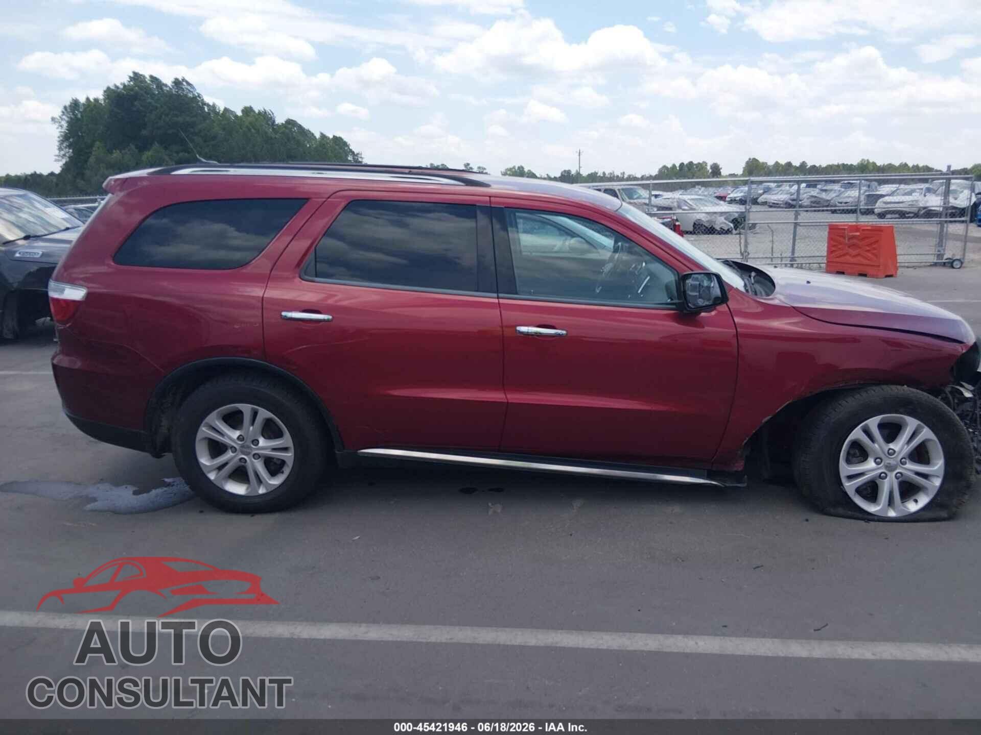 DODGE DURANGO 2013 - 1C4RDJDG5DC674397