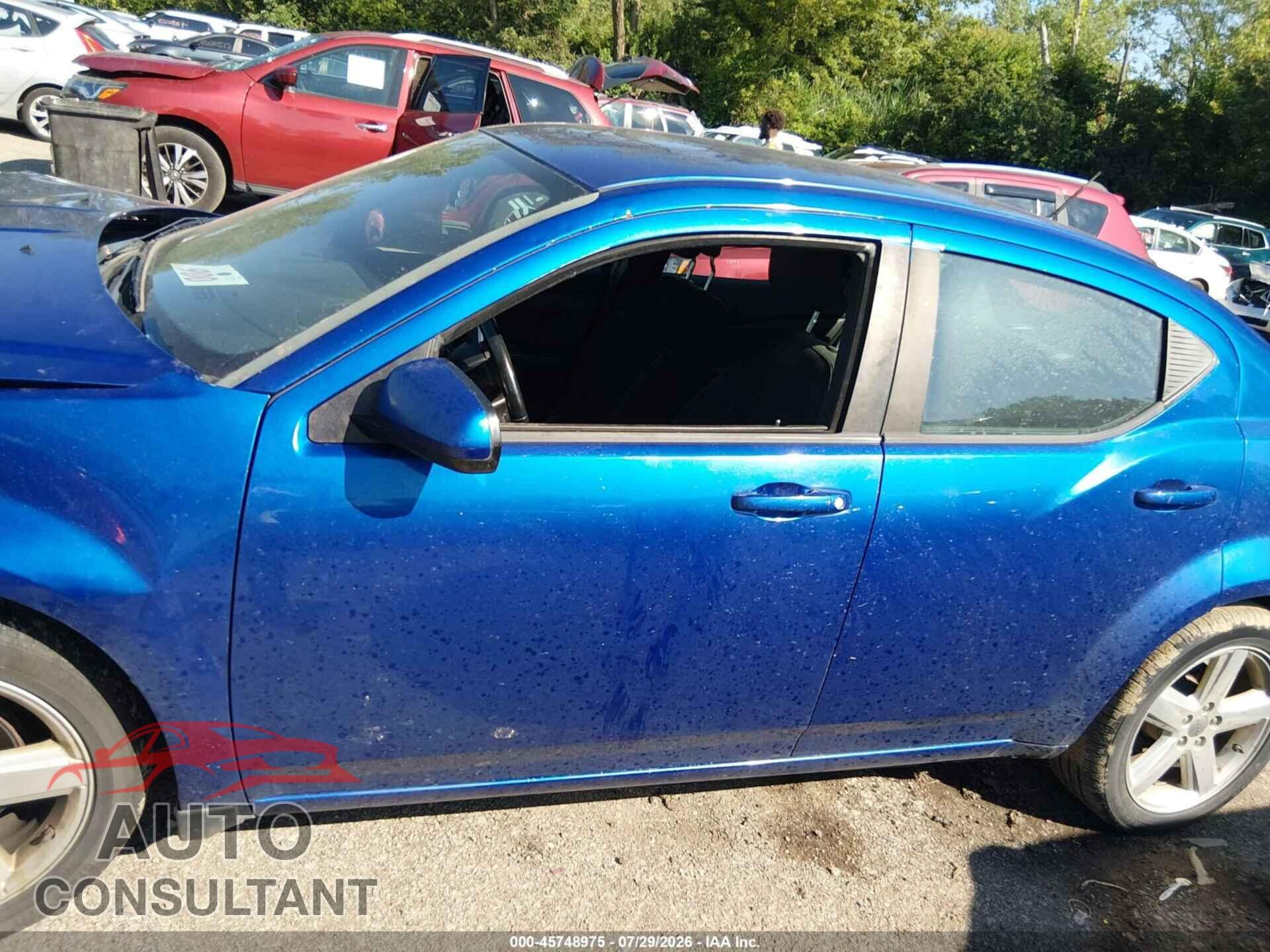 DODGE AVENGER 2013 - 1C3CDZCB5DN502499