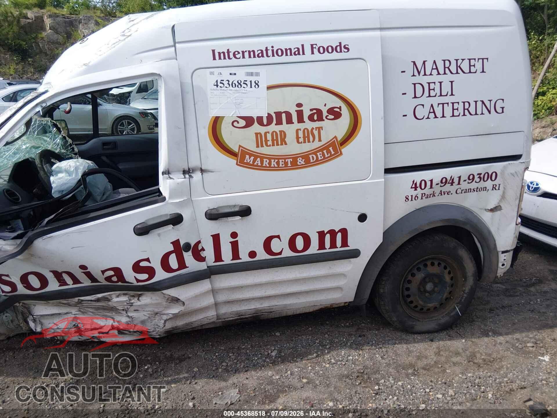 FORD TRANSIT CONNECT 2012 - NM0LS7AN7CT094341