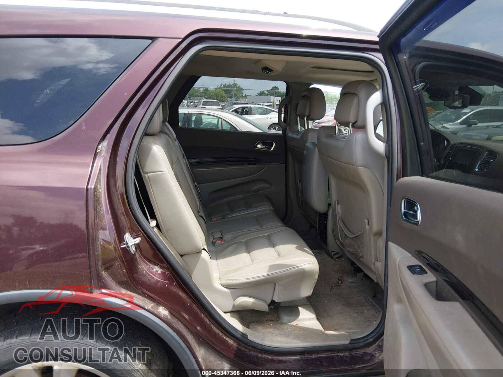 DODGE DURANGO 2012 - 1C4RDJDG6CC336926