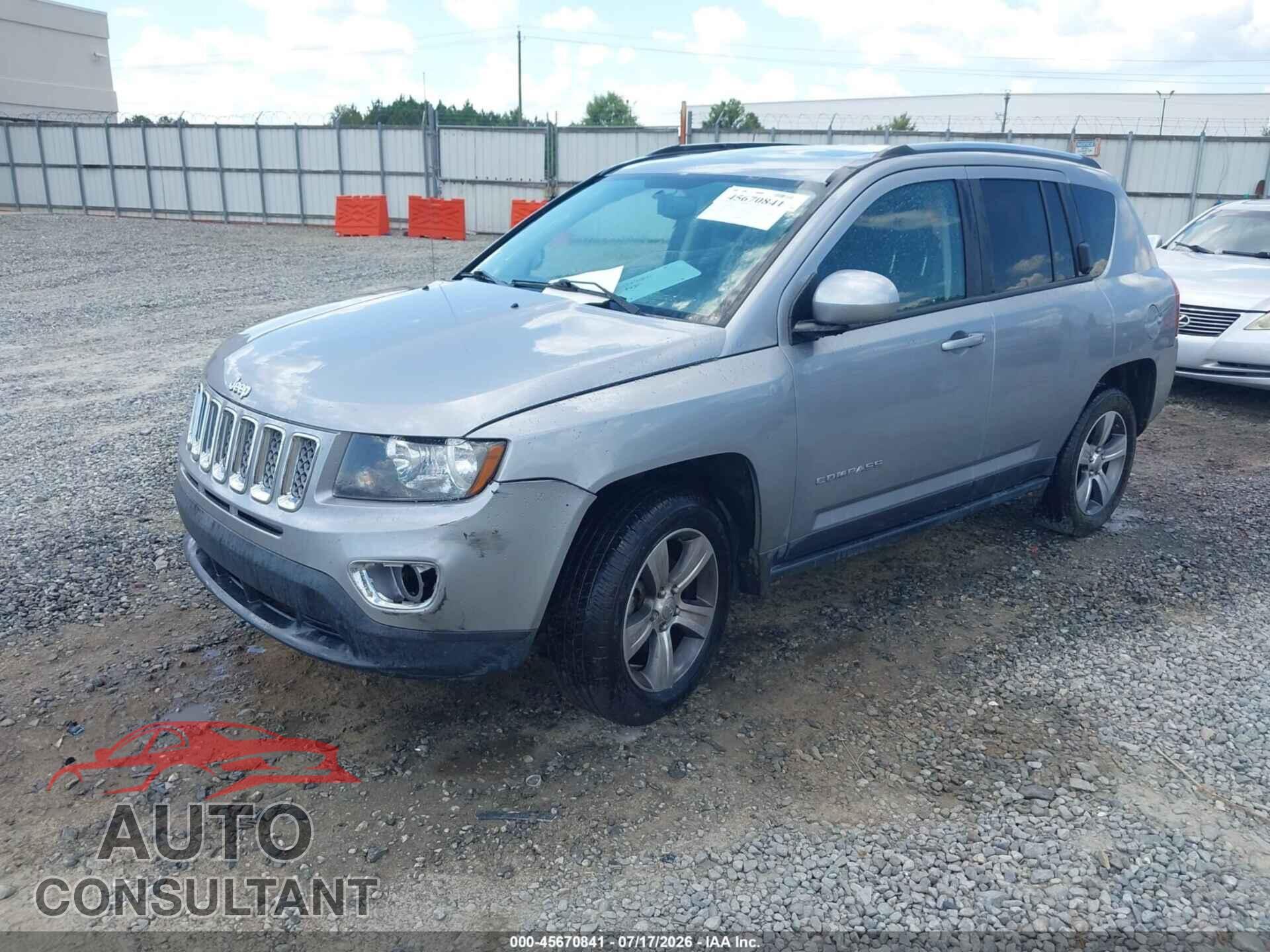 JEEP COMPASS 2017 - 1C4NJCEB6HD189224