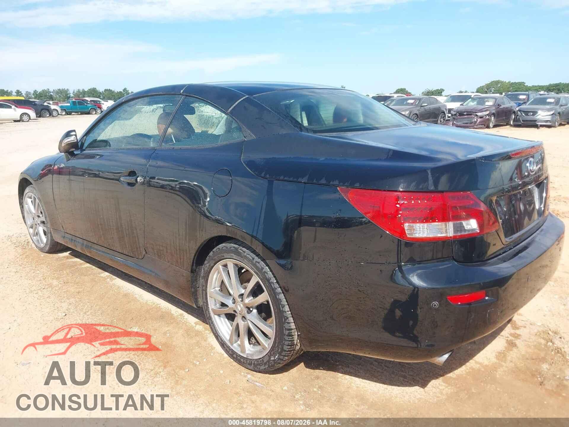 LEXUS IS 350C 2012 - JTHFE2C2XC2508133