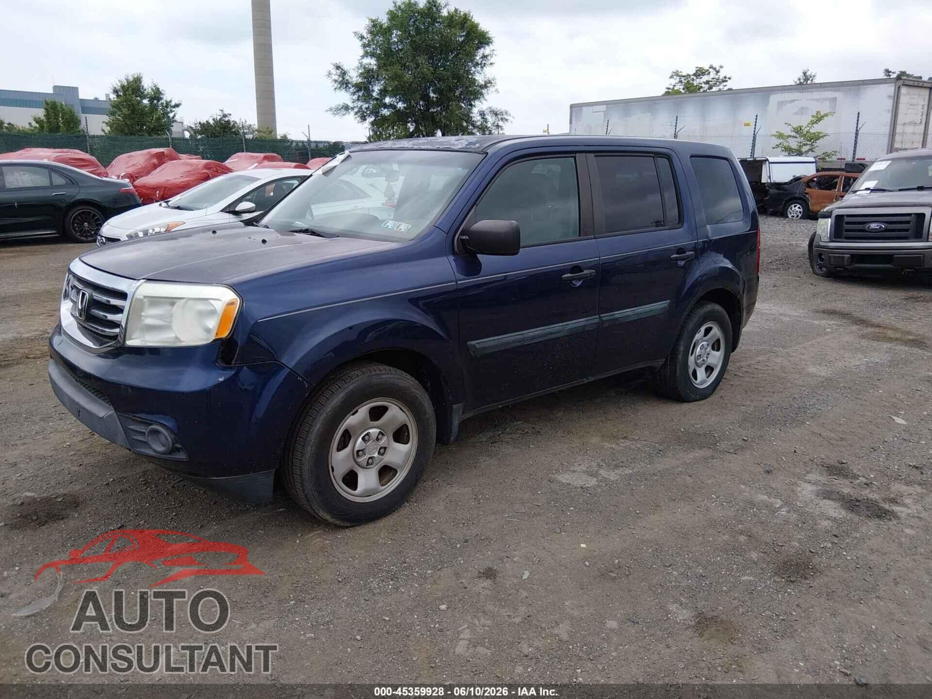 HONDA PILOT 2014 - 5FNYF4H29EB027091