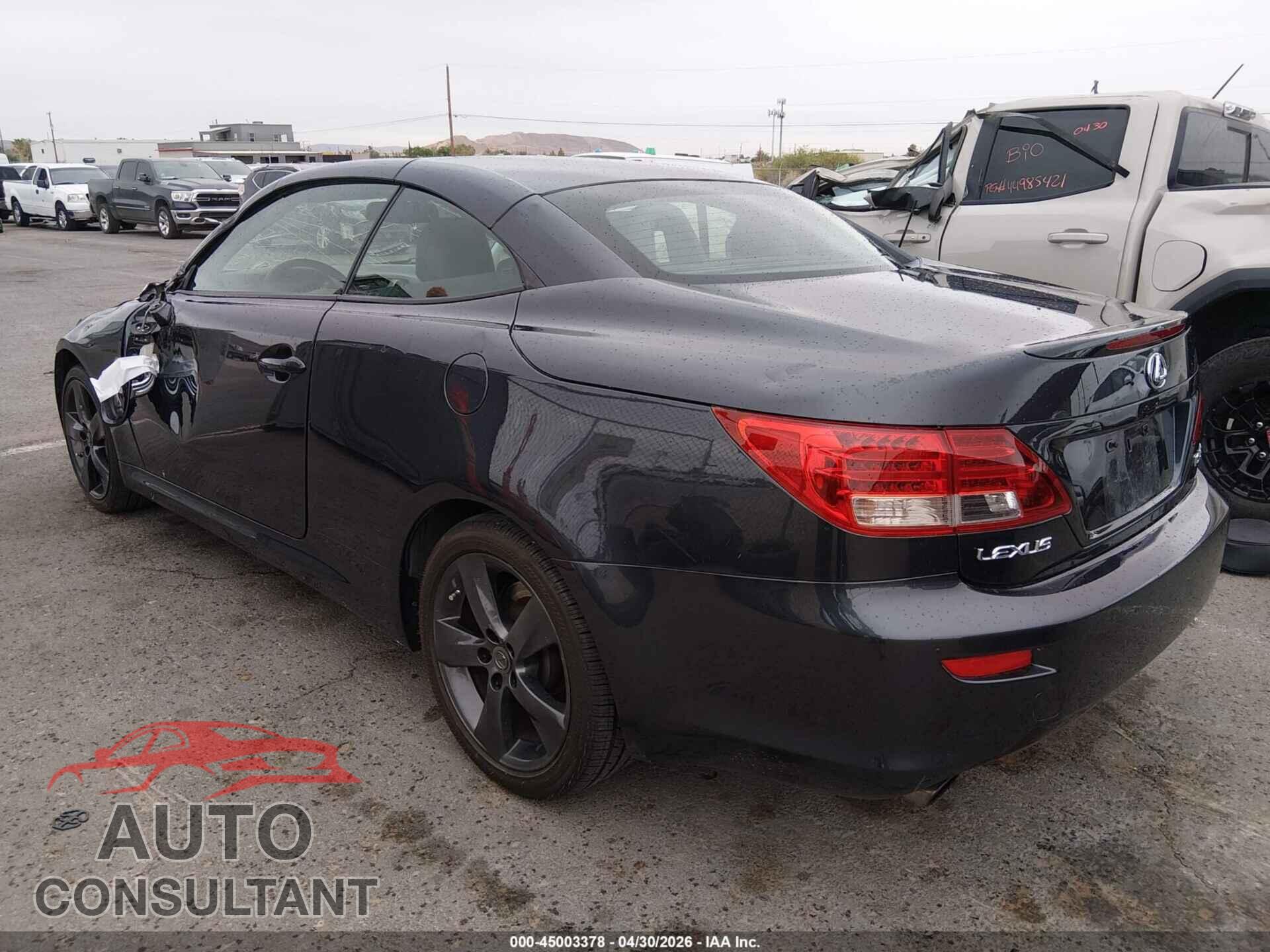 LEXUS IS 350C 2010 - JTHFE2C29A2502255