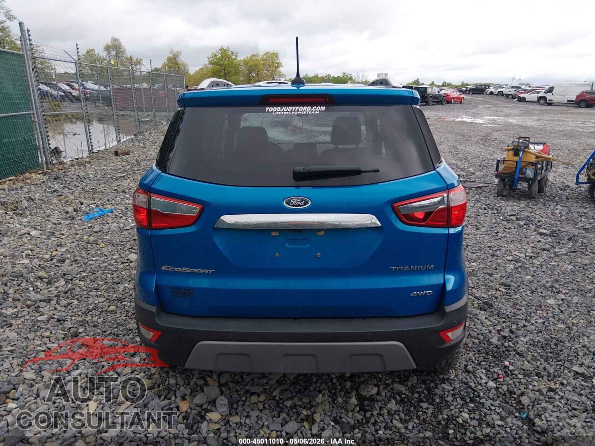 FORD ECOSPORT 2019 - MAJ6S3KL2KC310283