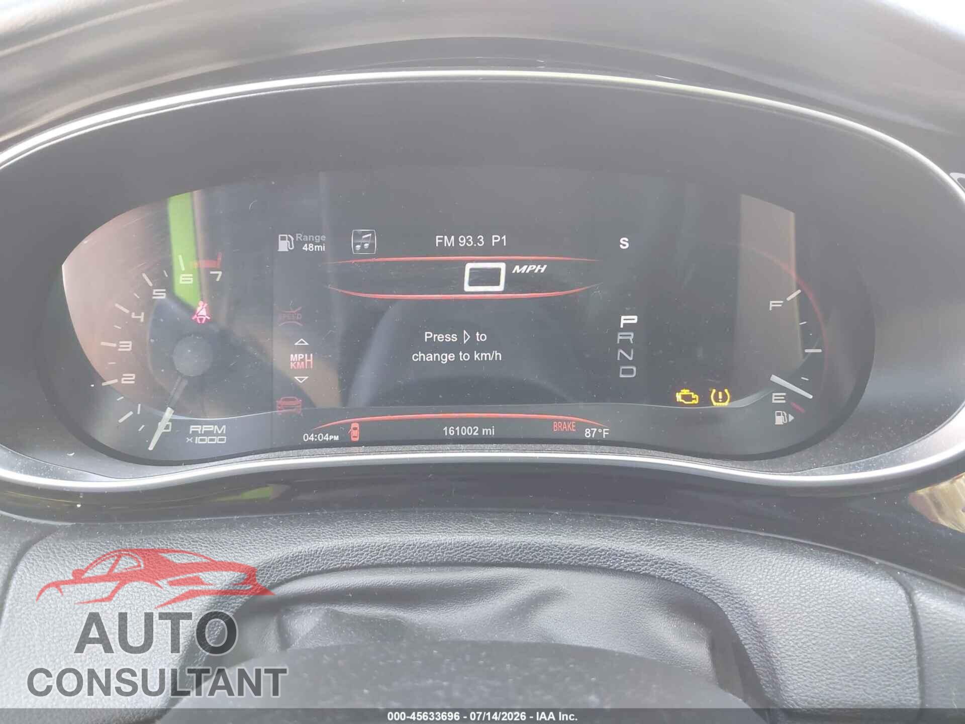 DODGE DART 2013 - 1C3CDFCA9DD204548
