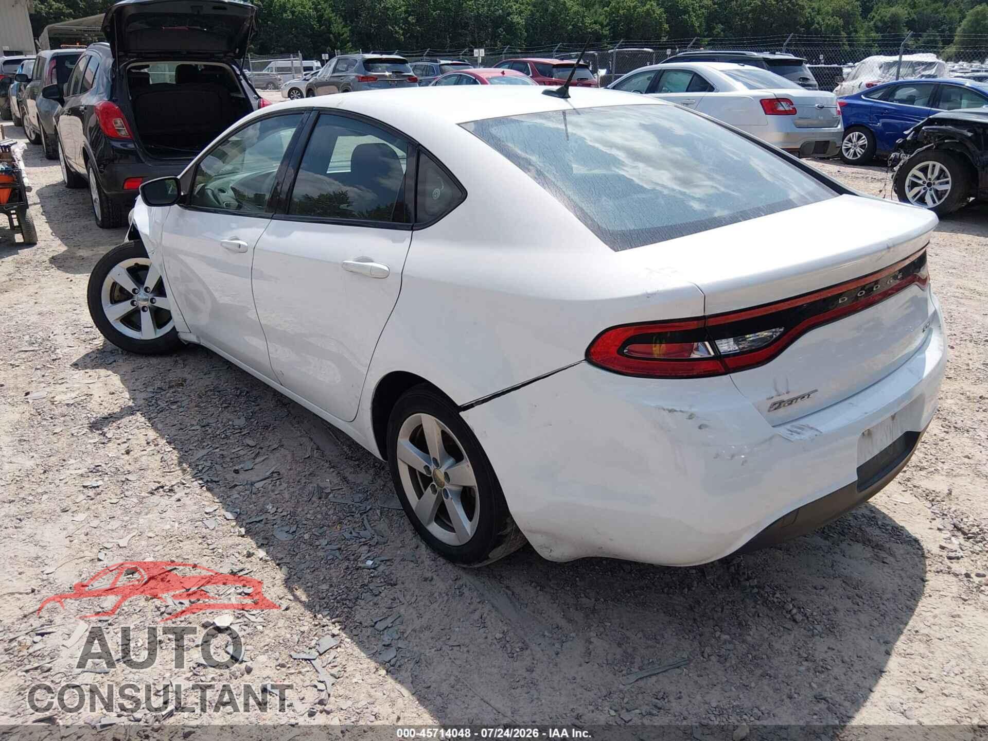 DODGE DART 2015 - 1C3CDFBB1FD420830