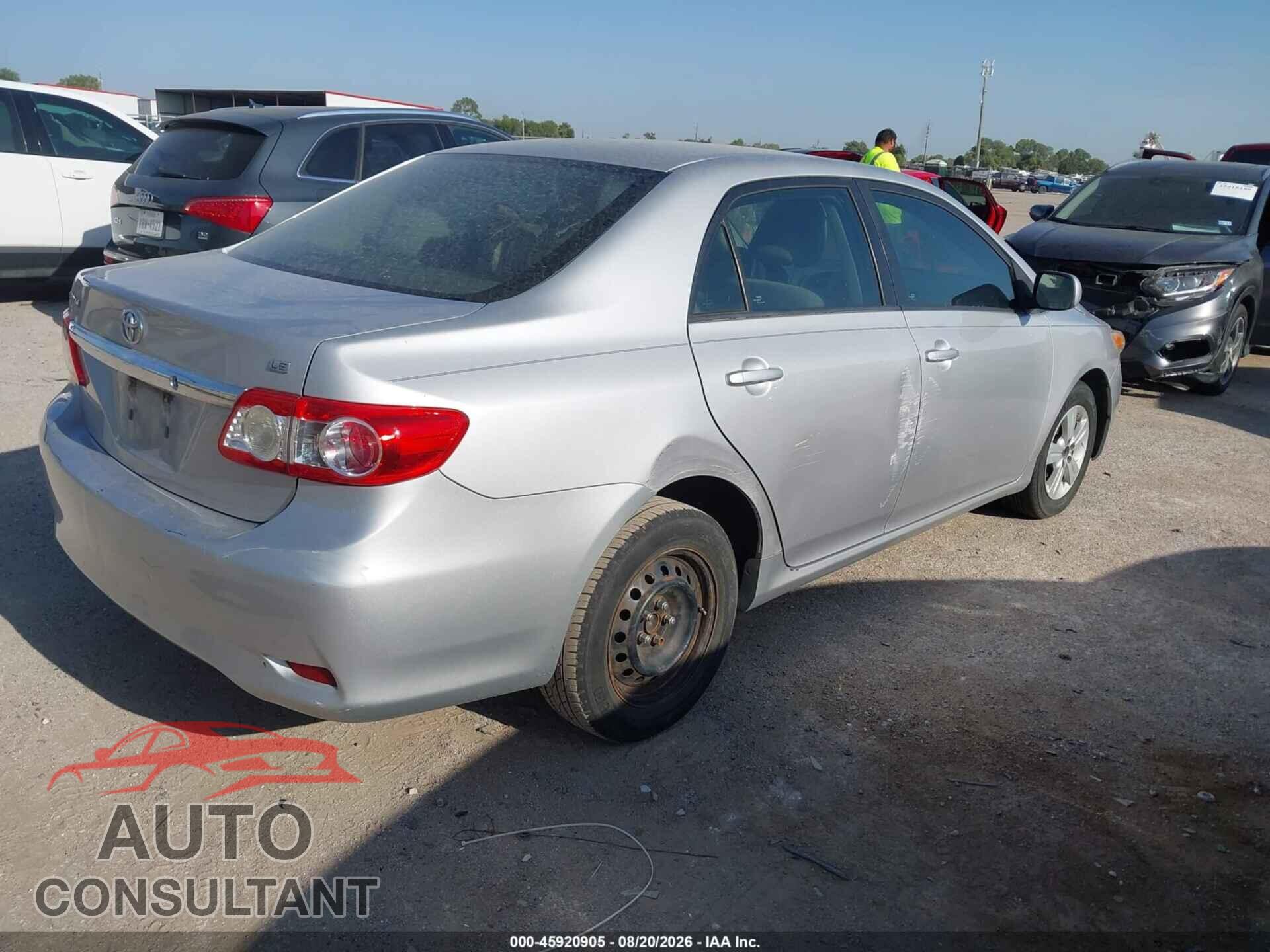 TOYOTA COROLLA 2011 - 2T1BU4EE6BC747295