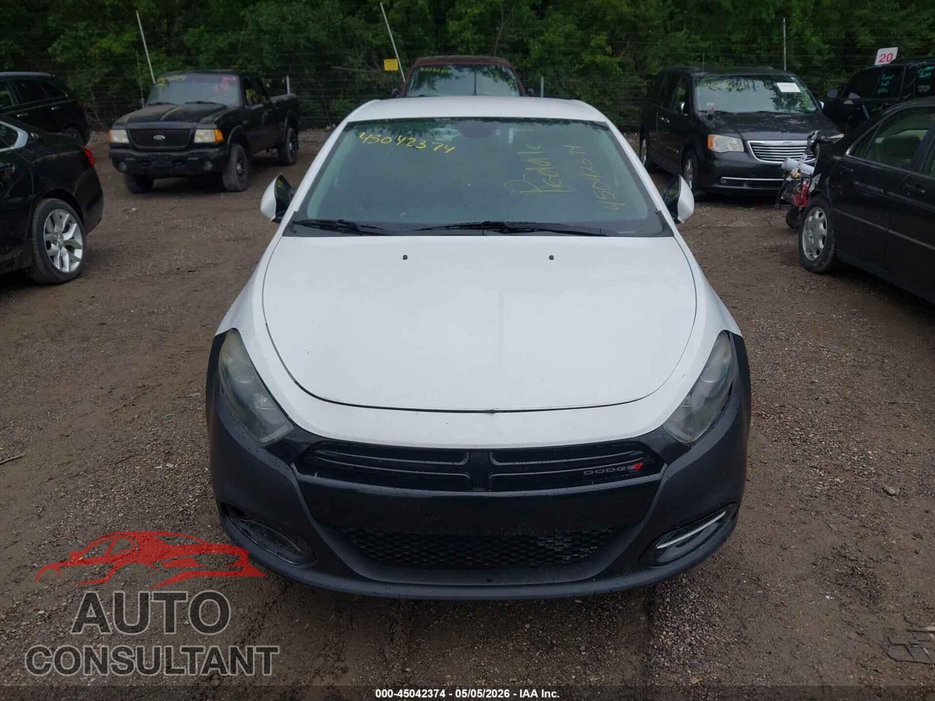 DODGE DART 2016 - 1C3CDFAA1GD533686