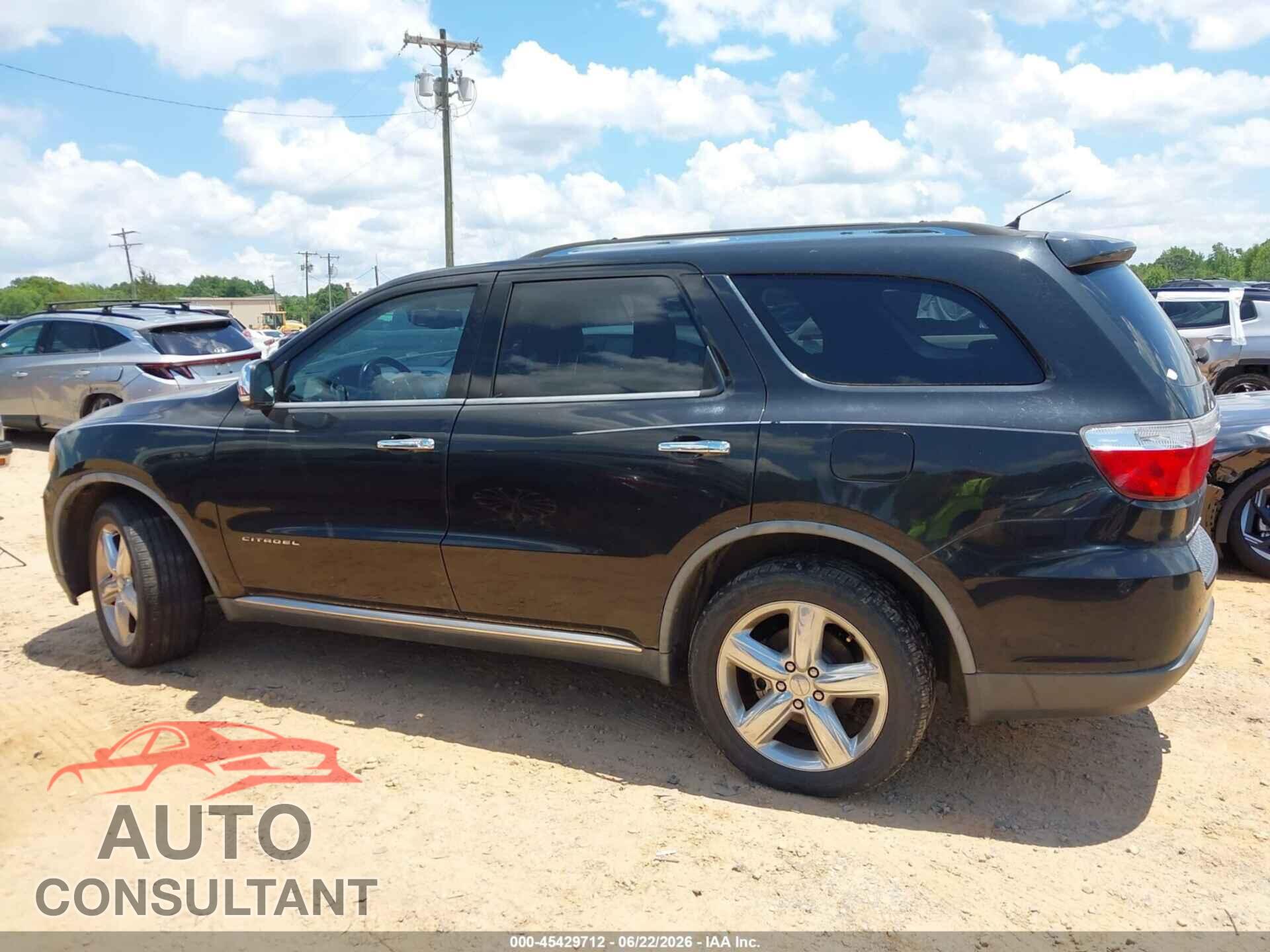 DODGE DURANGO 2012 - 1C4SDJET0CC205018