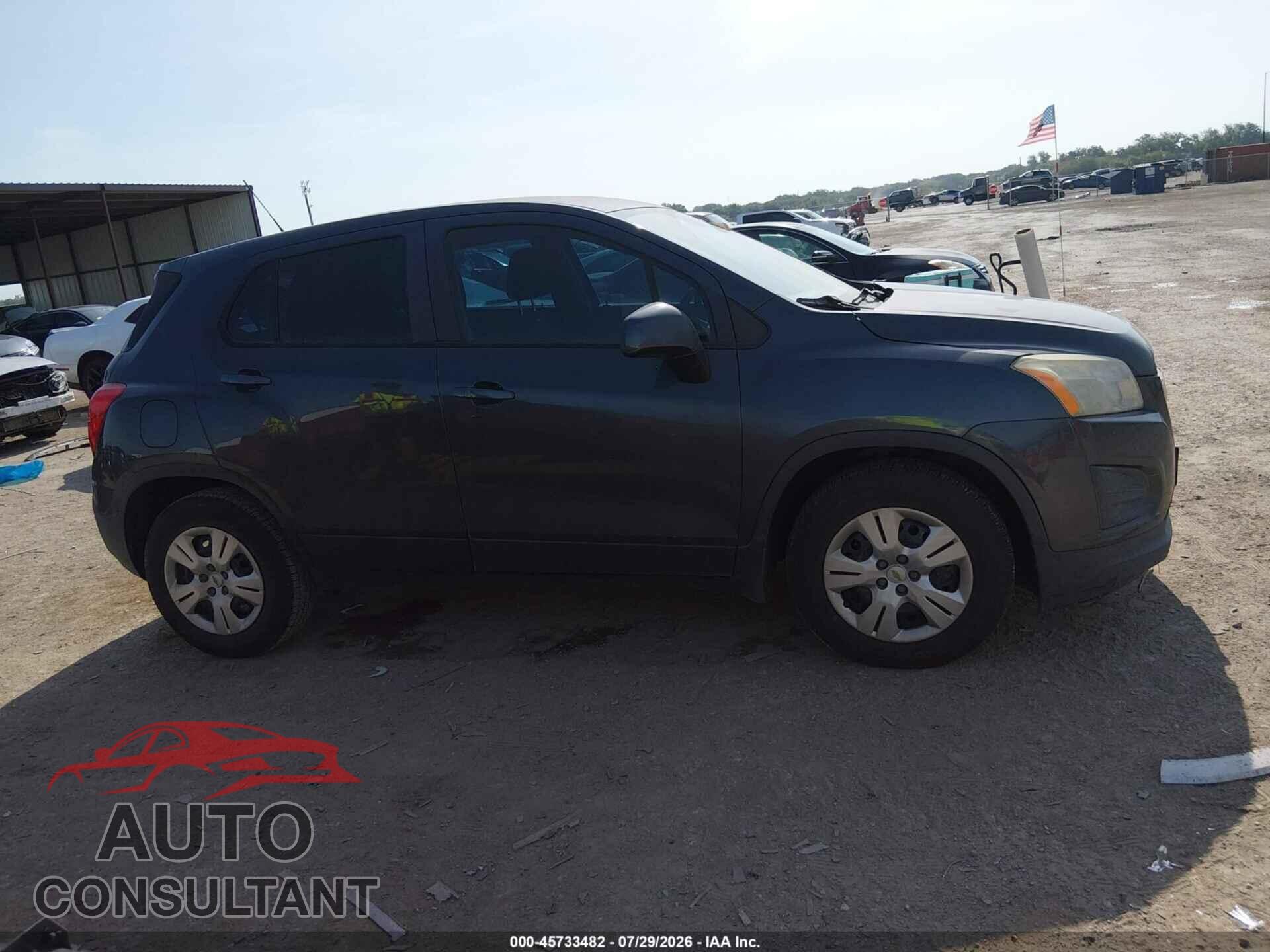 CHEVROLET TRAX 2016 - 3GNCJKSBXGL218374