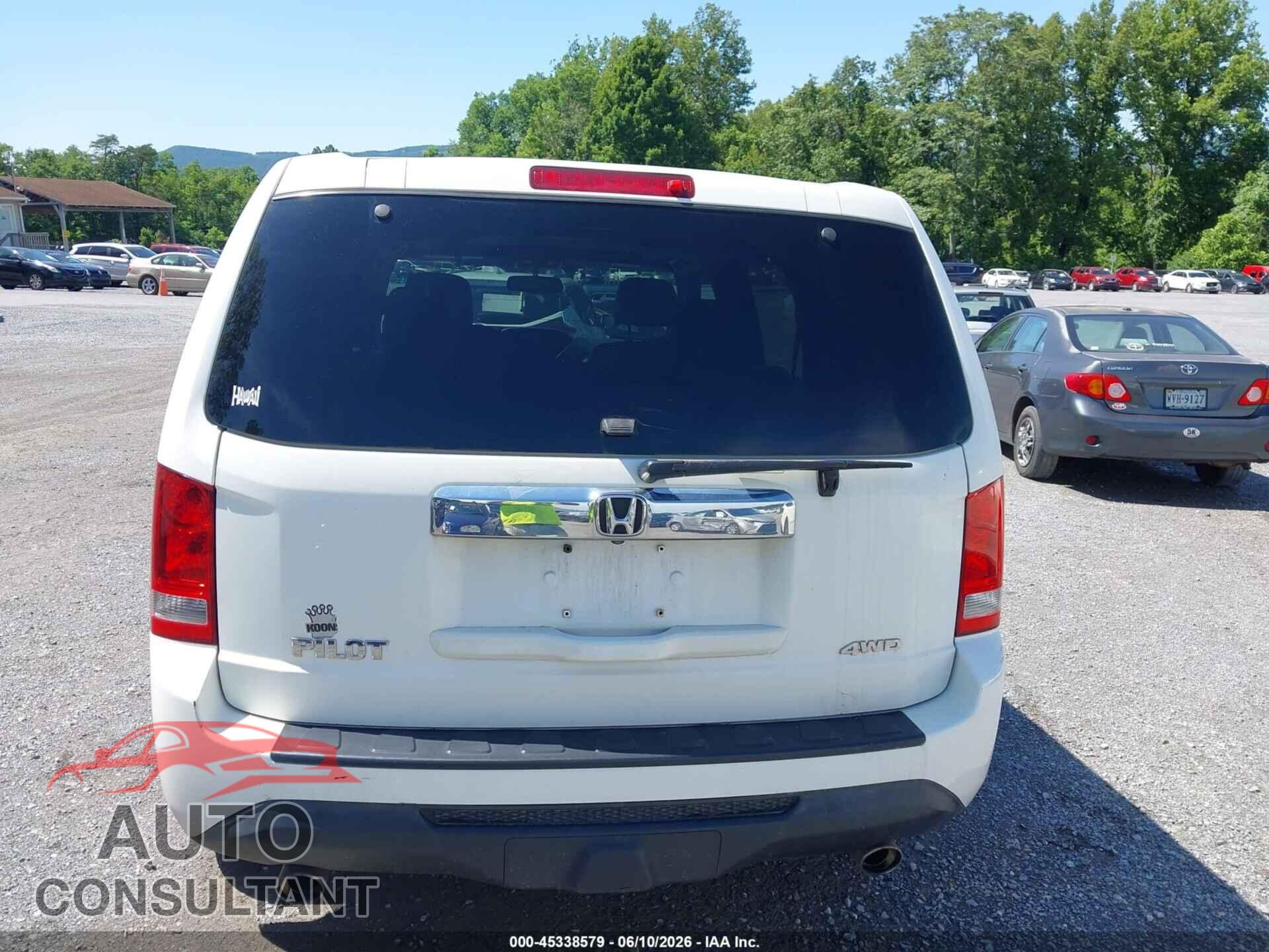 HONDA PILOT 2014 - 5FNYF4H77EB055452