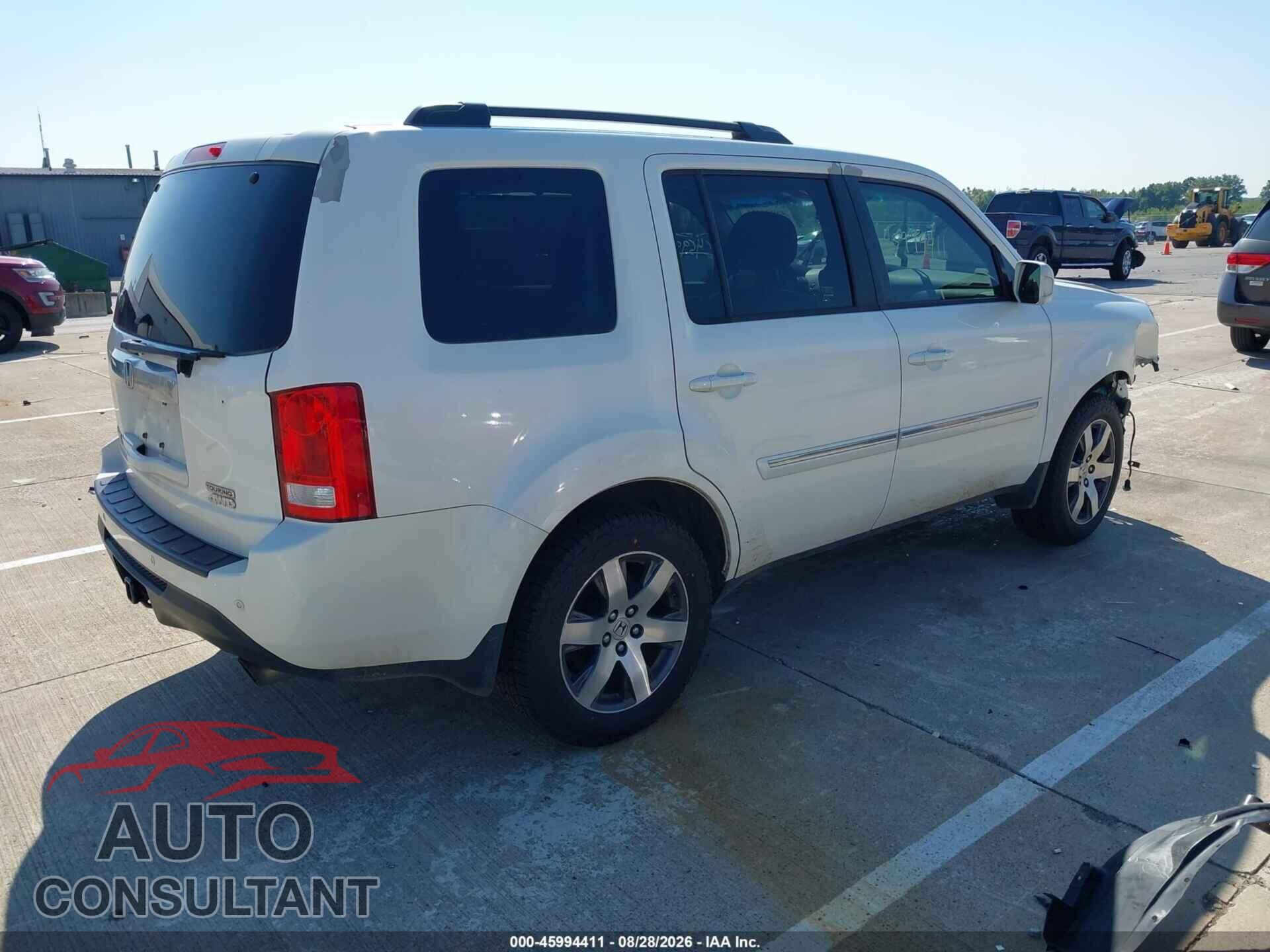 HONDA PILOT 2012 - 5FNYF4H97CB013085