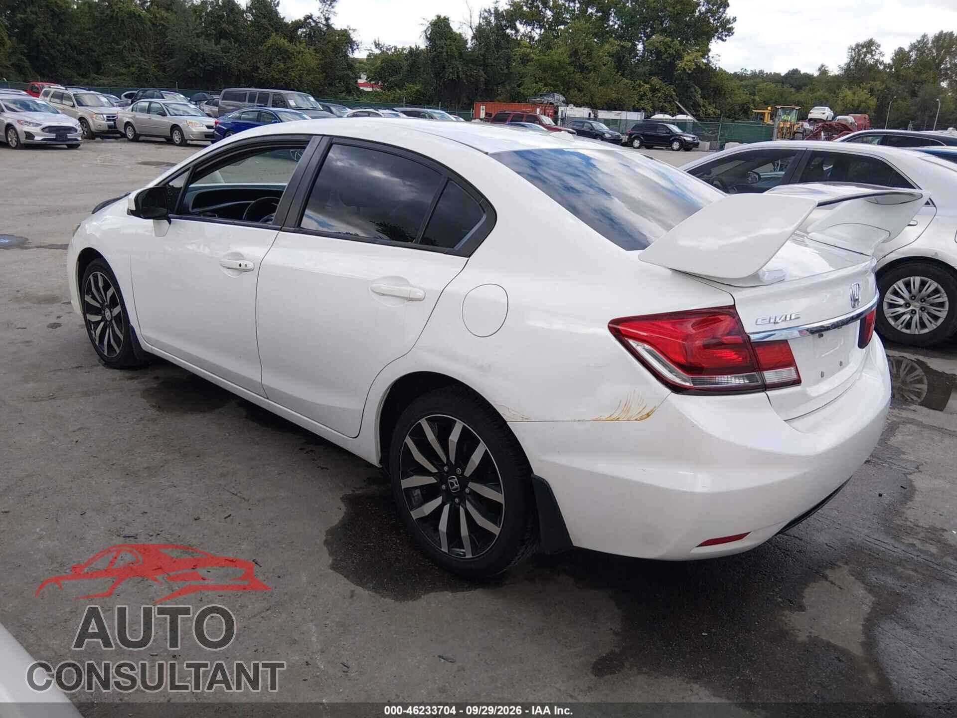 HONDA CIVIC 2014 - 19XFB2F92EE219319