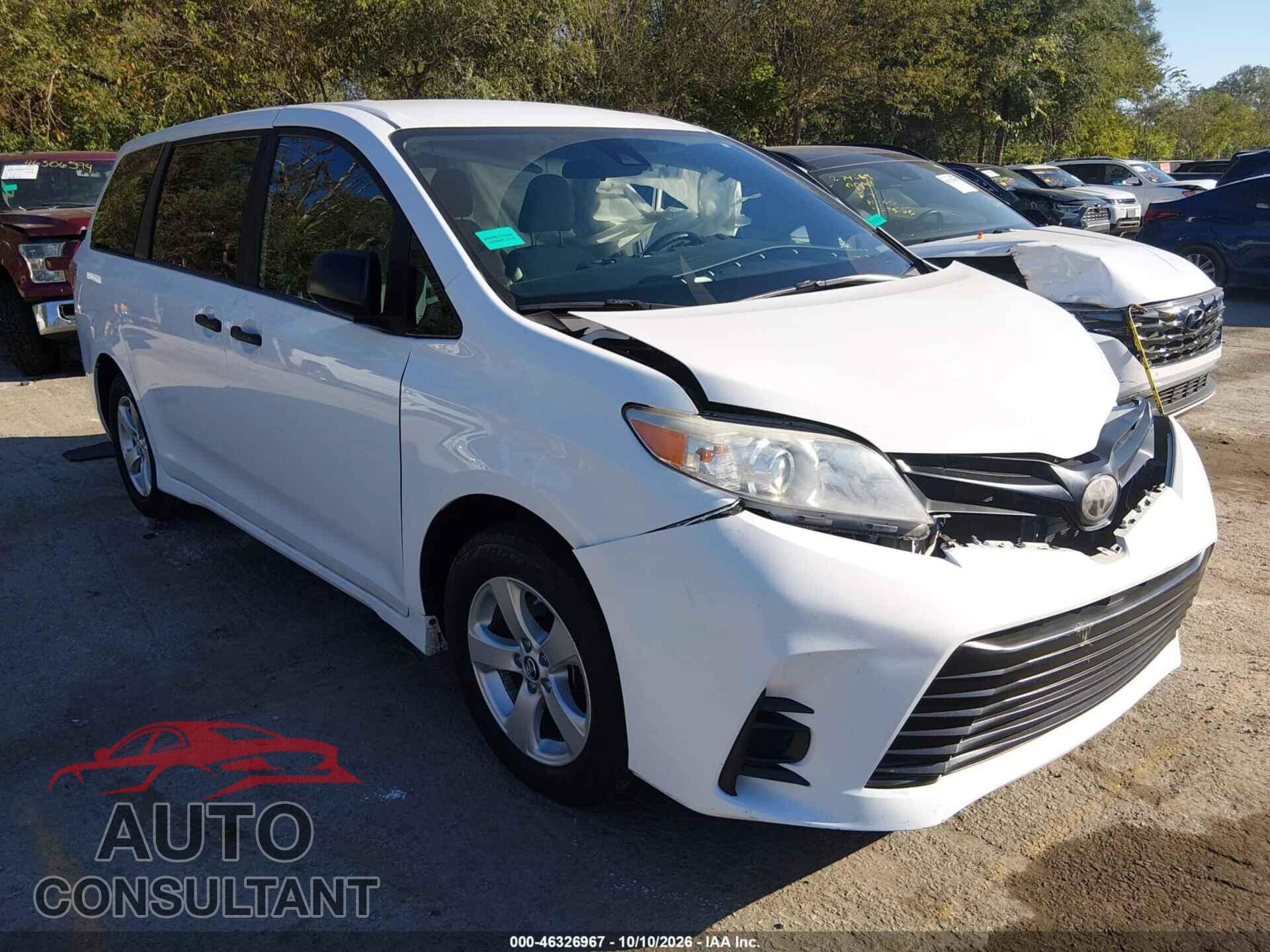 TOYOTA SIENNA 2020 - 5TDZZ3DC5LS028512