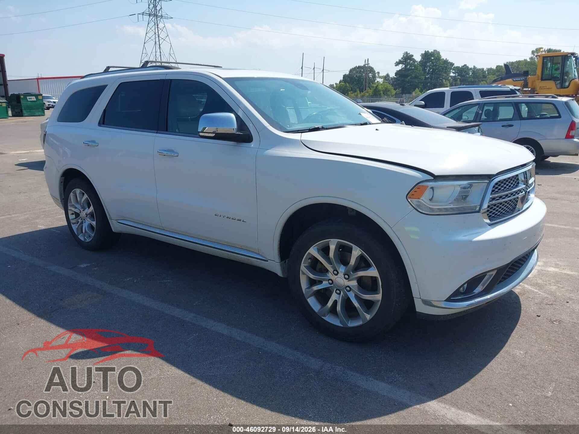 DODGE DURANGO 2017 - 1C4RDHEG6HC903943