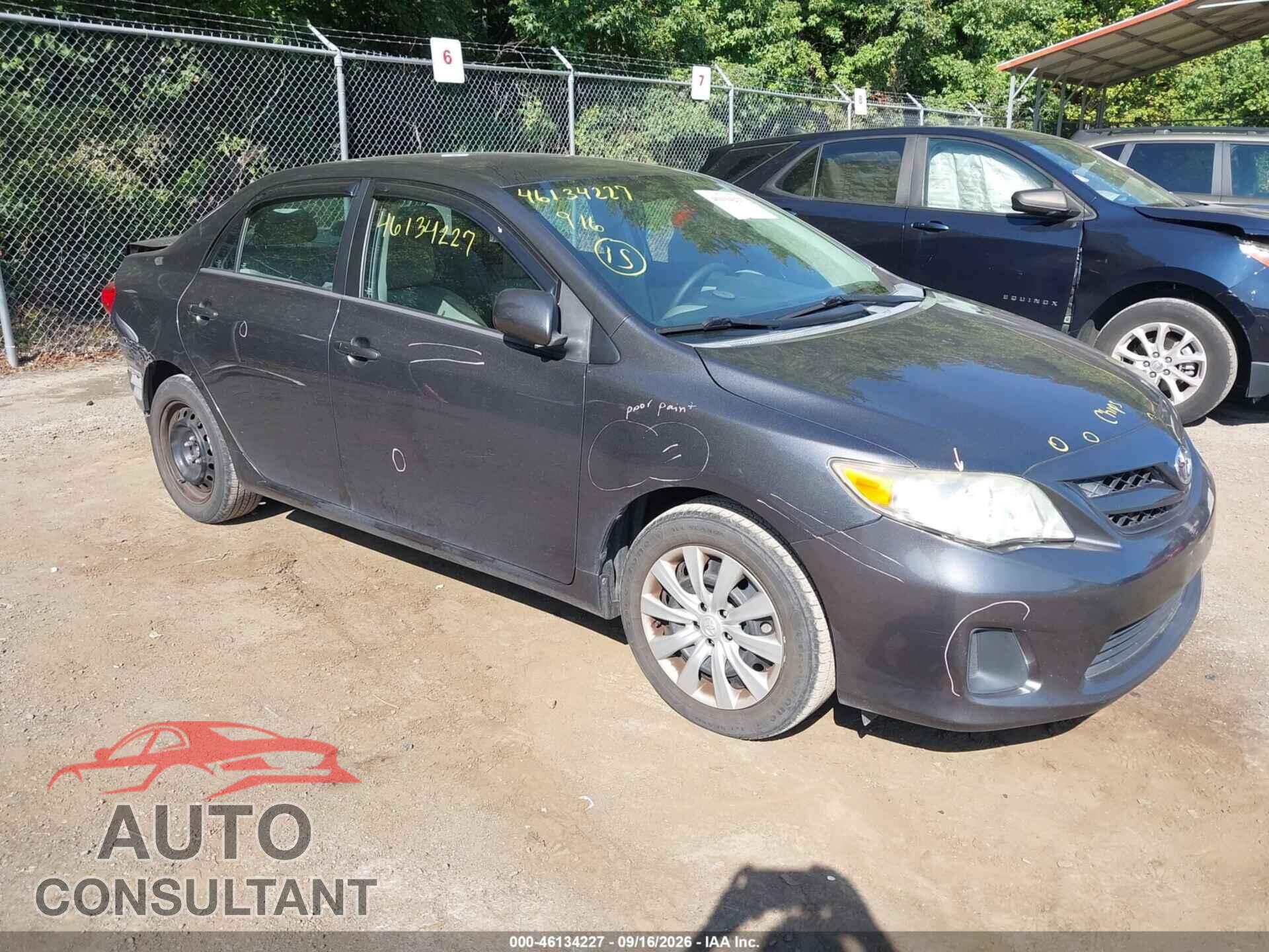 TOYOTA COROLLA 2012 - 5YFBU4EE3CP051415