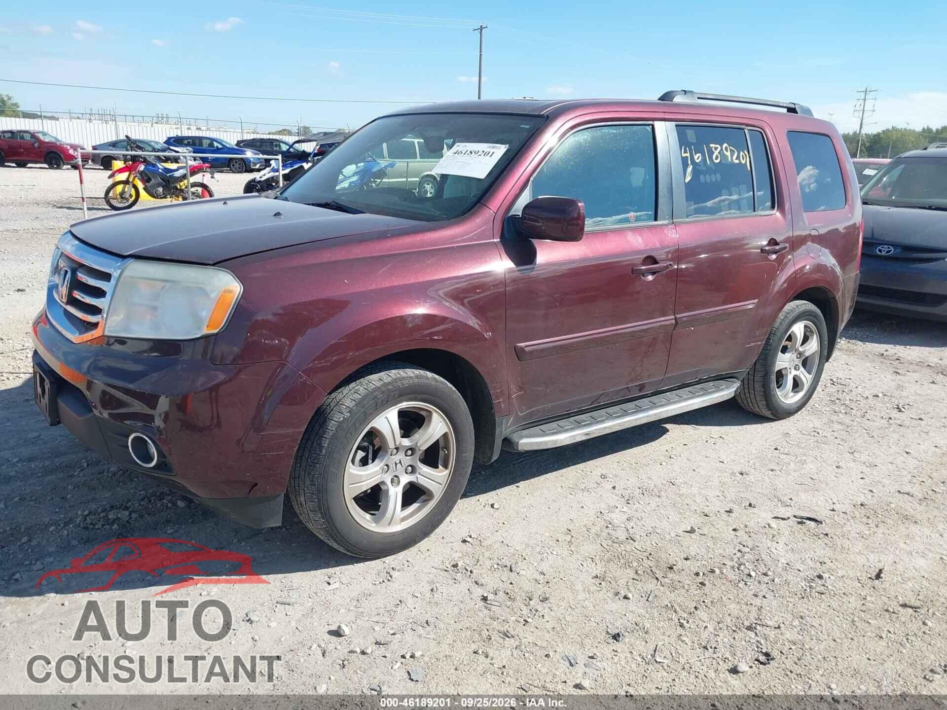 HONDA PILOT 2014 - 5FNYF4H55EB501290
