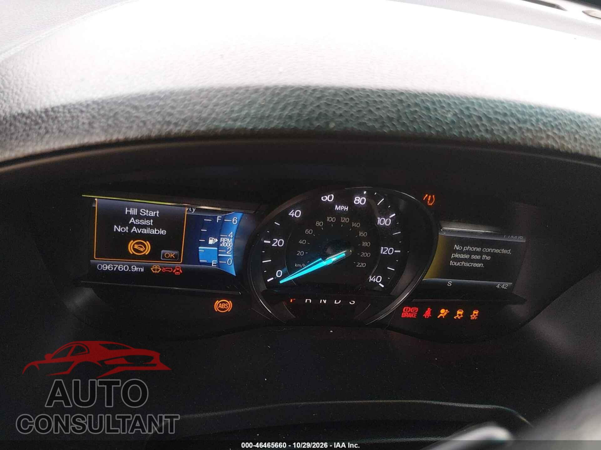 FORD EXPLORER 2016 - 1FM5K7D85GGB49817