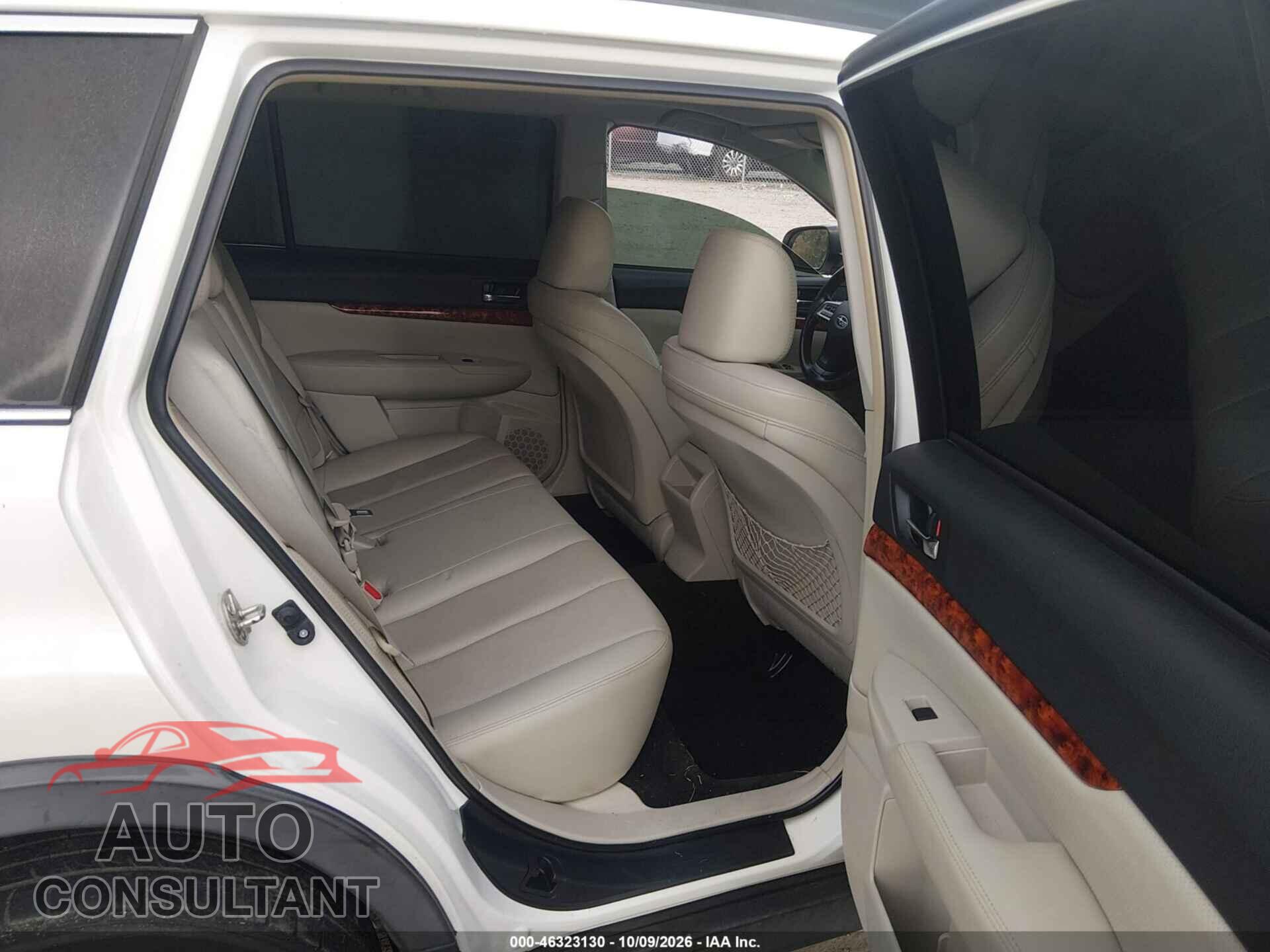 SUBARU OUTBACK 2012 - 4S4BRDKC6C2302717