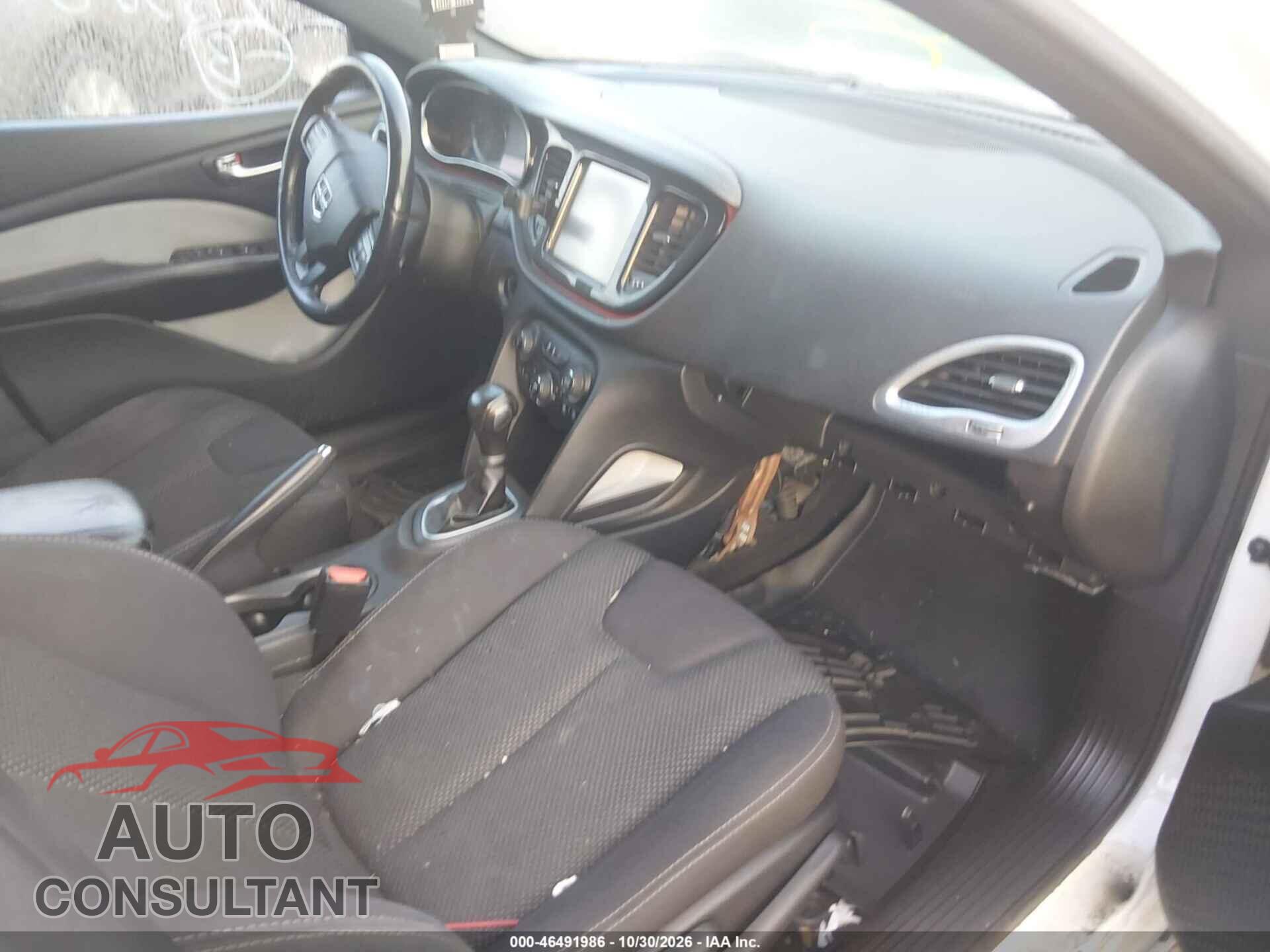 DODGE DART 2015 - 1C3CDFBB8FD119231