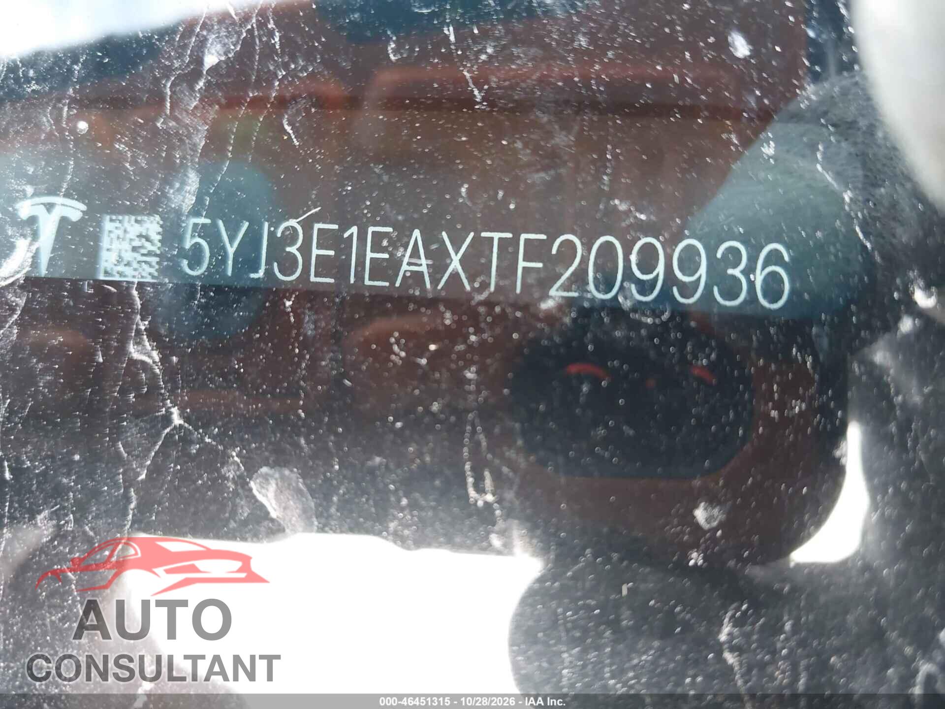 TESLA MODEL 3 2026 - 5YJ3E1EAXTF209936
